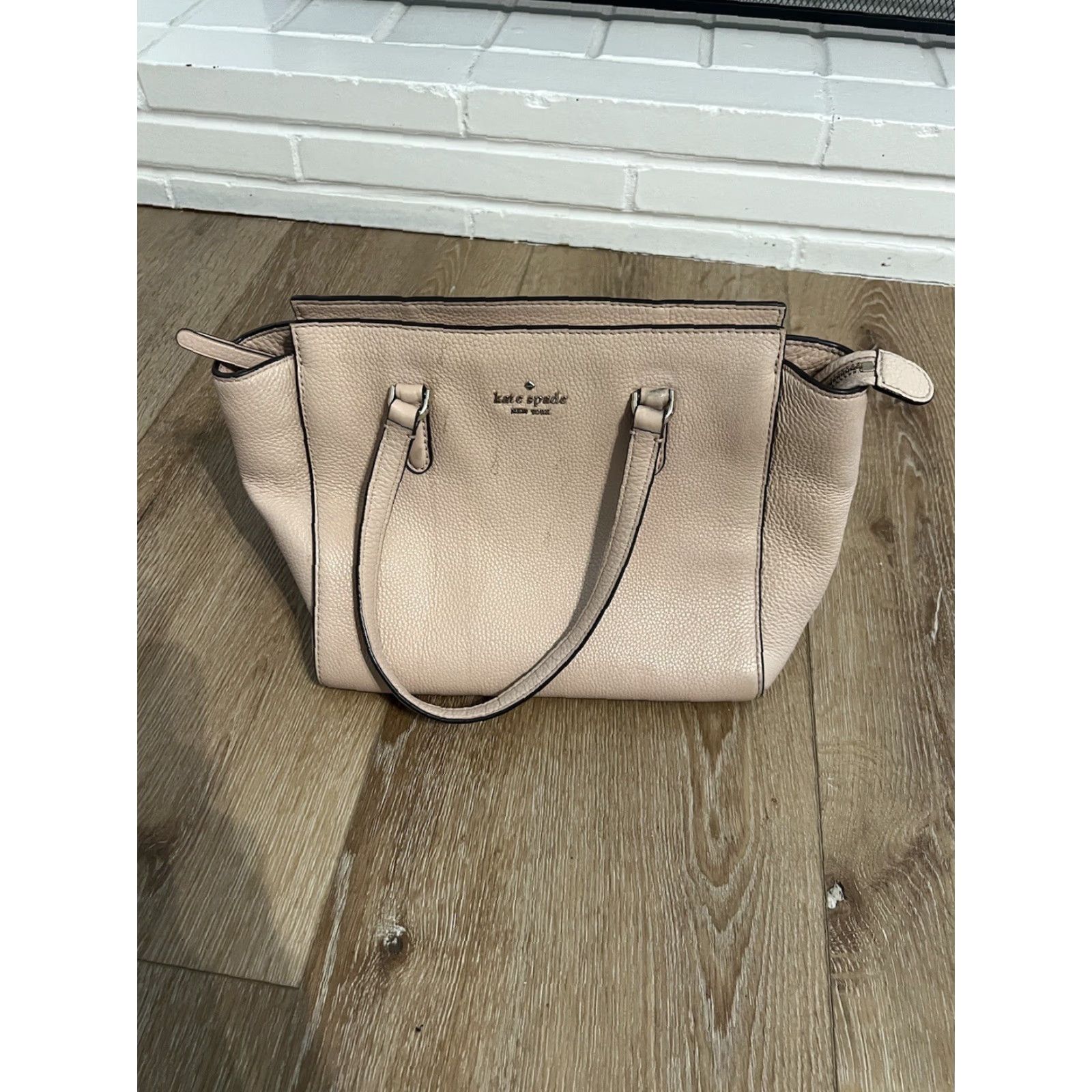 Vintage VINTAGE Kate Spade New York Jackson Triple Compartment Satchel Pink Satchel Women Medium Rosy Cheeks Pink 8 in 11 in 4.5 in Size ONE SIZE - 2 Thumbnail