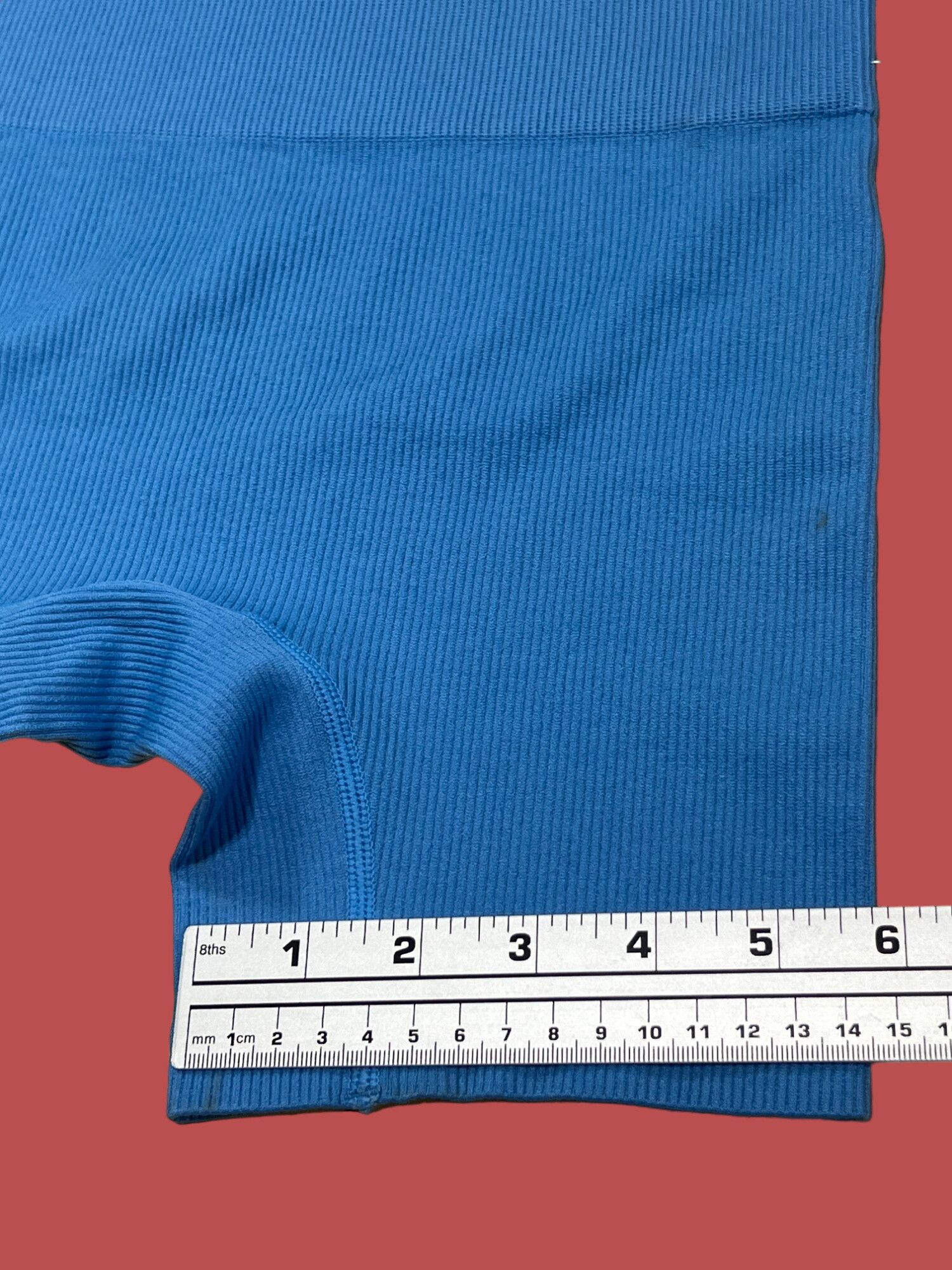 Other Wild Fable - Women's High-Rise Seamless Bike Shorts - Blue - Size 24" / US 00 / IT 34 - 7 Thumbnail