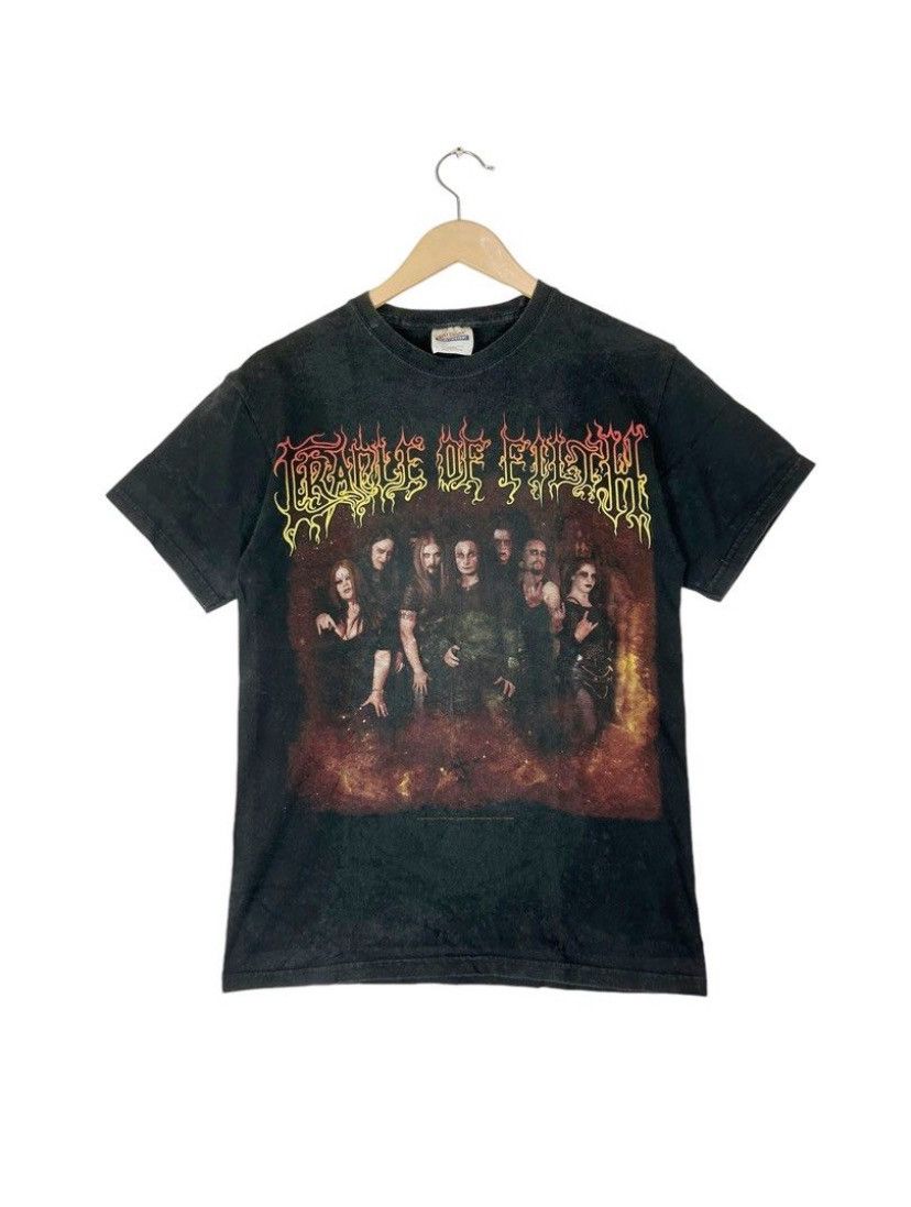 Band Tees × Vintage Vintage Y2K Cradle Of Filth Tees/ Black Metal/ Death Metal Size US S / EU 44-46 / 1 - 1 Thumbnail