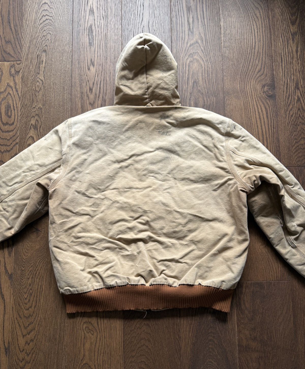 Carhartt Vintage Carhartt Canvas Hooded Work Jacket J04 Brown Size US XXL / EU 58 / 5 - 6 Thumbnail