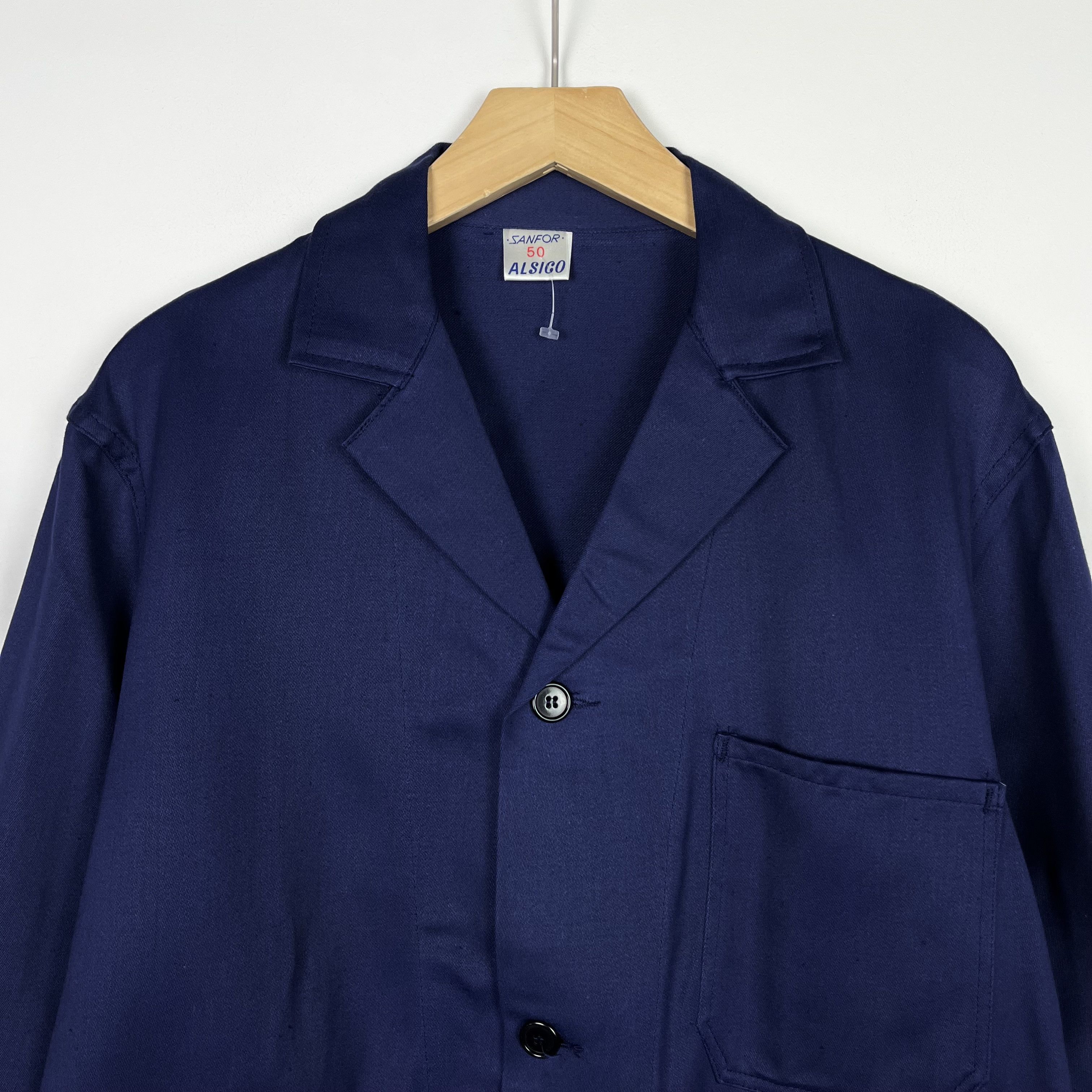 Le Laboureur Vintage French Sanfor 3-Pocket Work Jacket 80’s Size US M / EU 48-50 / 2 - 3 Thumbnail