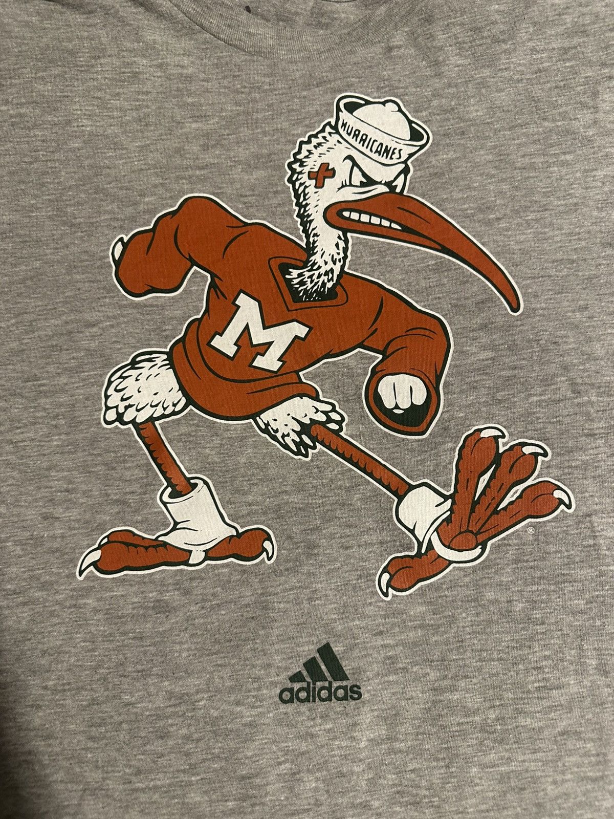 Adidas × NCAA University of Miami Hurricanes Ibis t-shirt size large Size US L / EU 52-54 / 3 - 2 Thumbnail