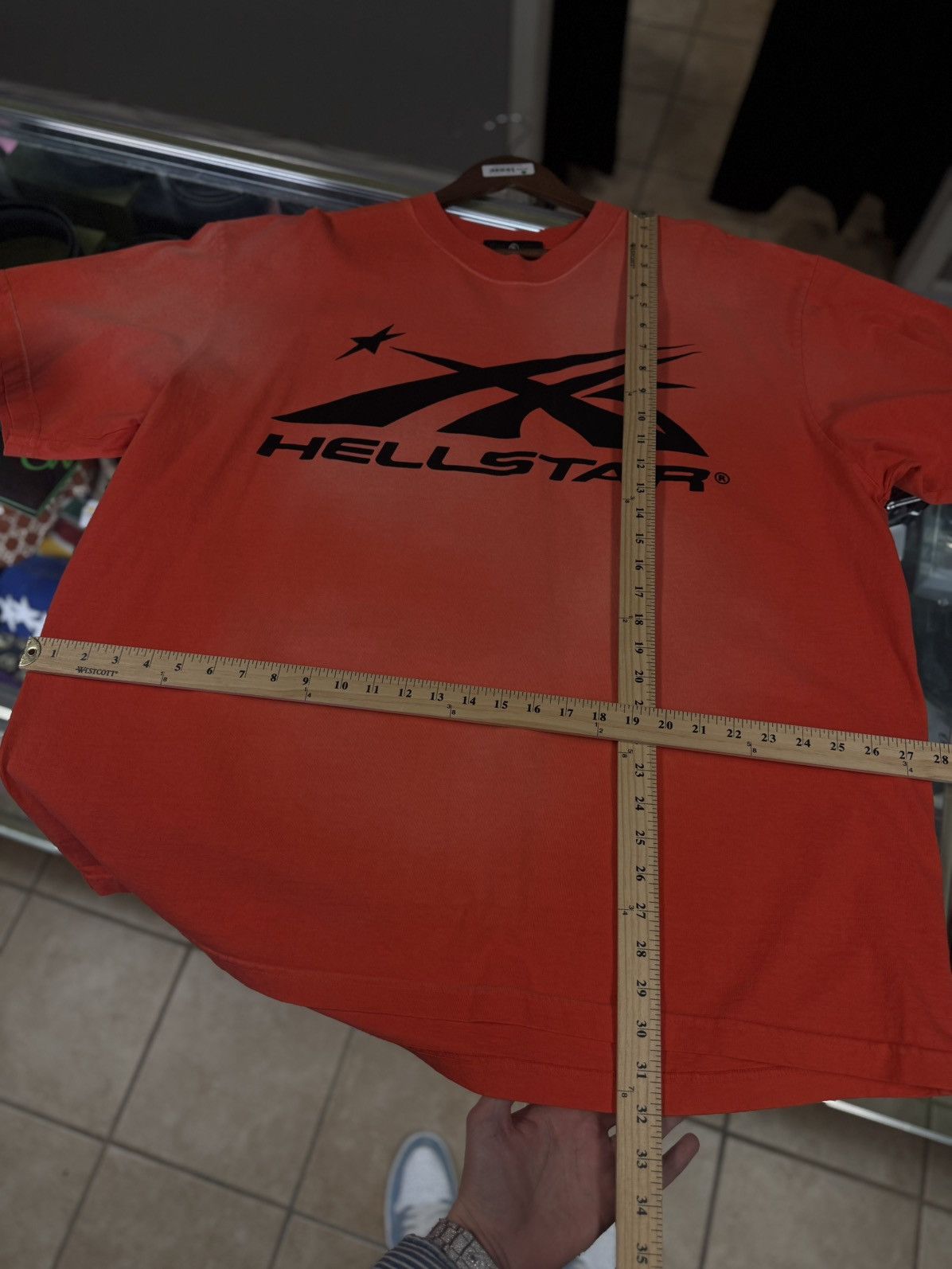 HELLSTAR Hellstar RED Logo Tee Shirt 100% Authentic Size 3XL Size US XXL / EU 58 / 5 - 7 Thumbnail
