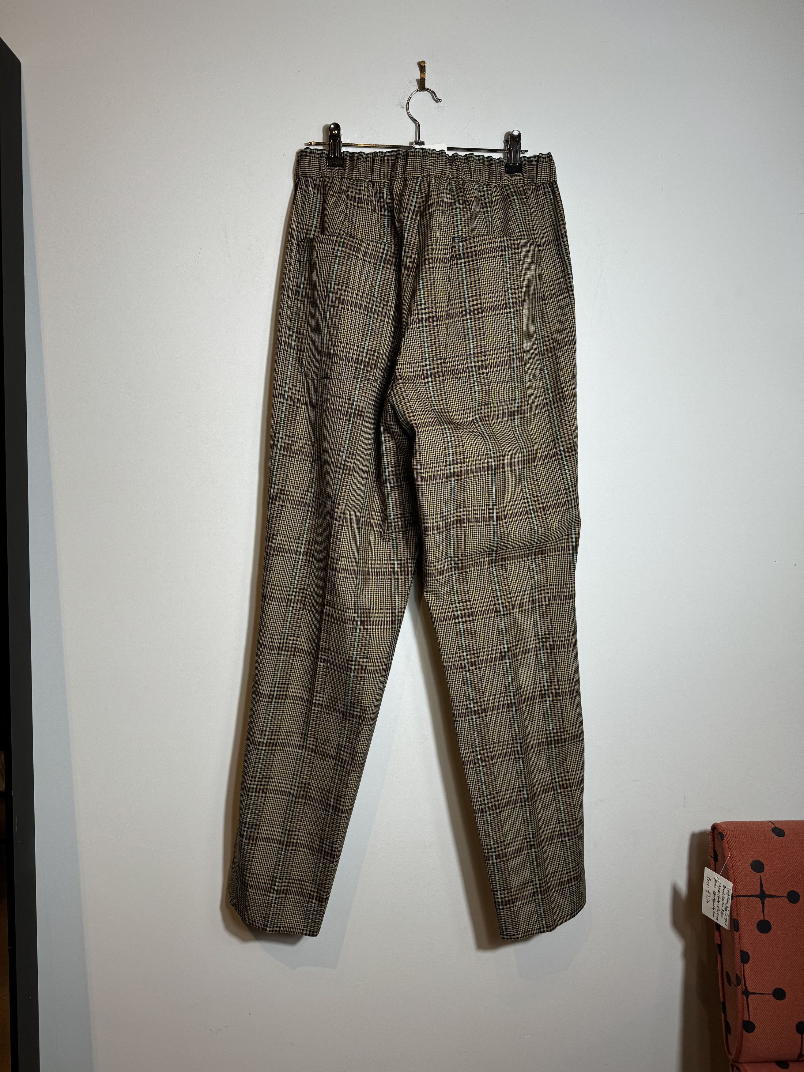 Helmut Lang Helmut Lang Wool Blend Straight Plaid Pants Size L Size US 33 - 3 Thumbnail