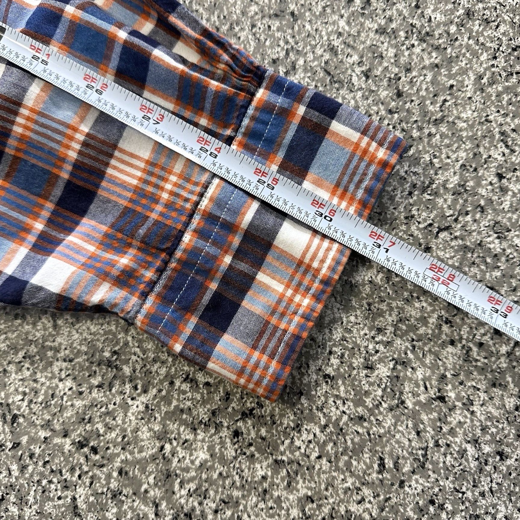 Brooks Brothers Brooks Brothers Button-Down Shirt Mens XL Original Polo Shirt Cotton Plaid Shirt Mens XL Orange Button-Up Casual Business Size US XL / EU 56 / 4 - 7 Thumbnail