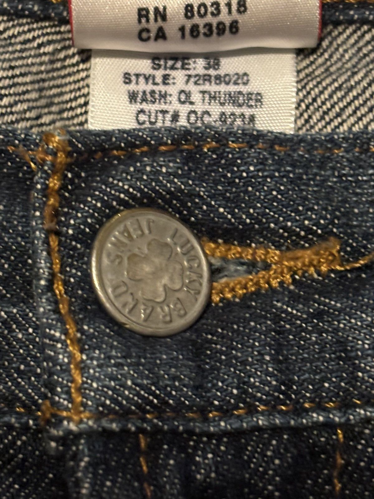 Lucky Brand Vintage Lucky Brand Denim Jeans Size US 38 / EU 54 - 6 Thumbnail