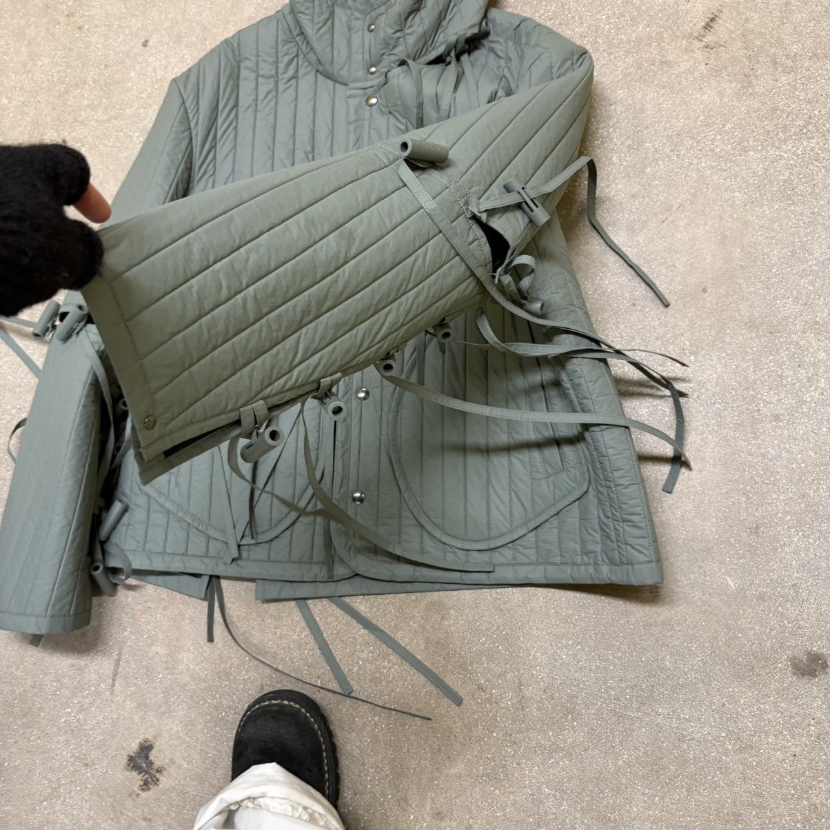 Craig Green Craig green deconstructed tyvek jacket in green Size US L / EU 52-54 / 3 - 5 Thumbnail