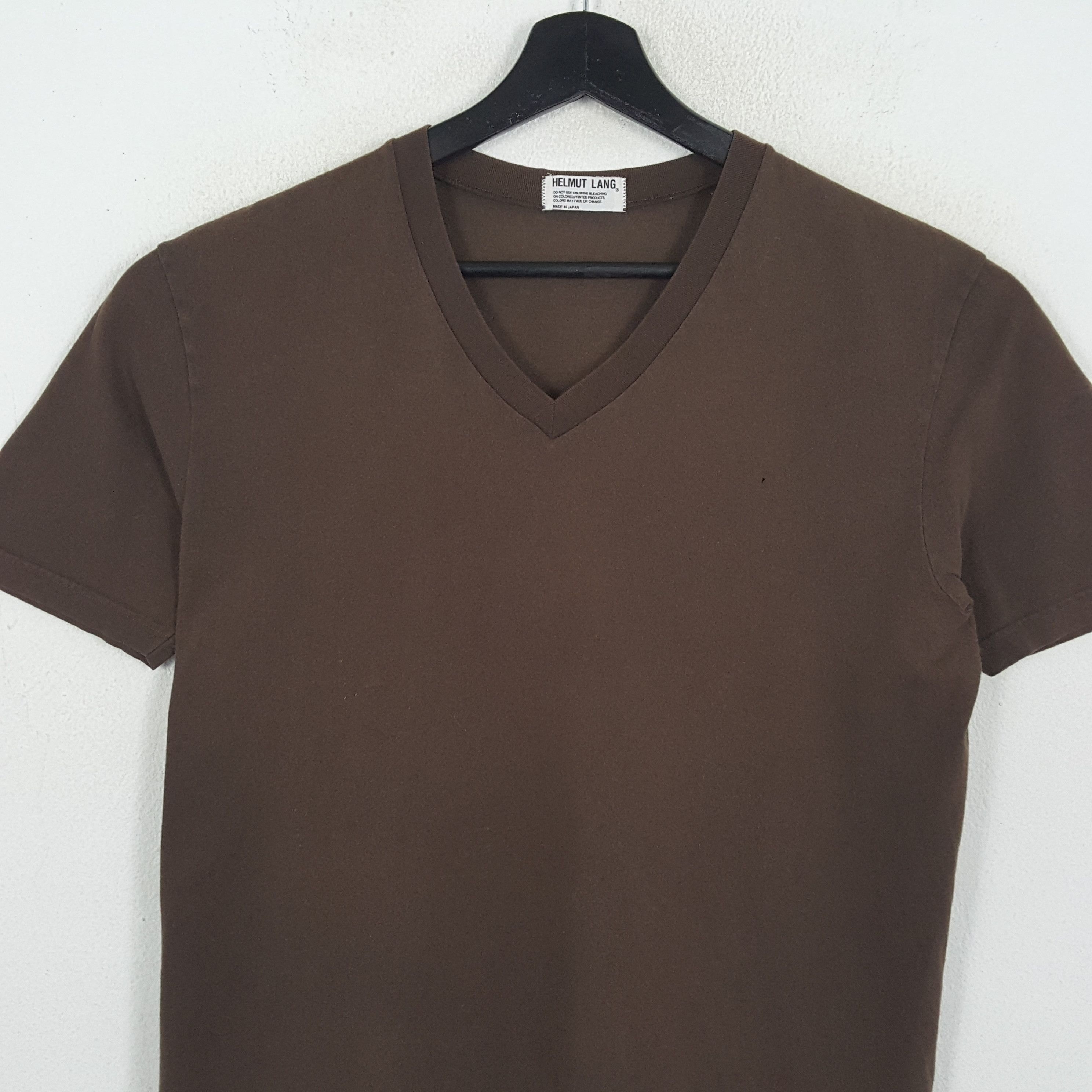 Helmut Lang × Vintage HELMUT LANG Designer Brand Plain Style Tshirt Size US M / EU 48-50 / 2 - 2 Thumbnail
