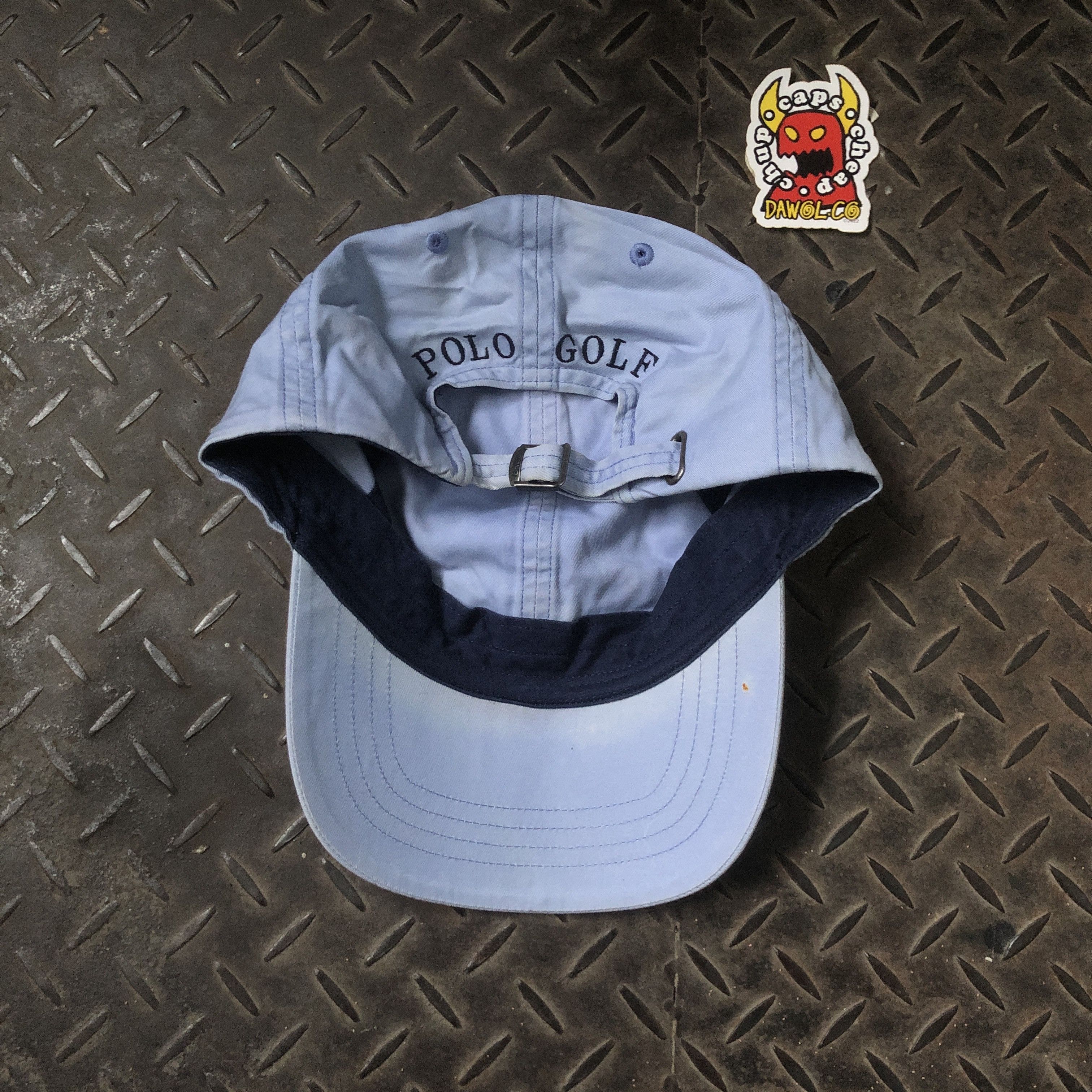 Polo Ralph Lauren Vintage Polo Sport Ralph Lauren Golf Logo Sunfaded Hat Size ONE SIZE - 6 Thumbnail