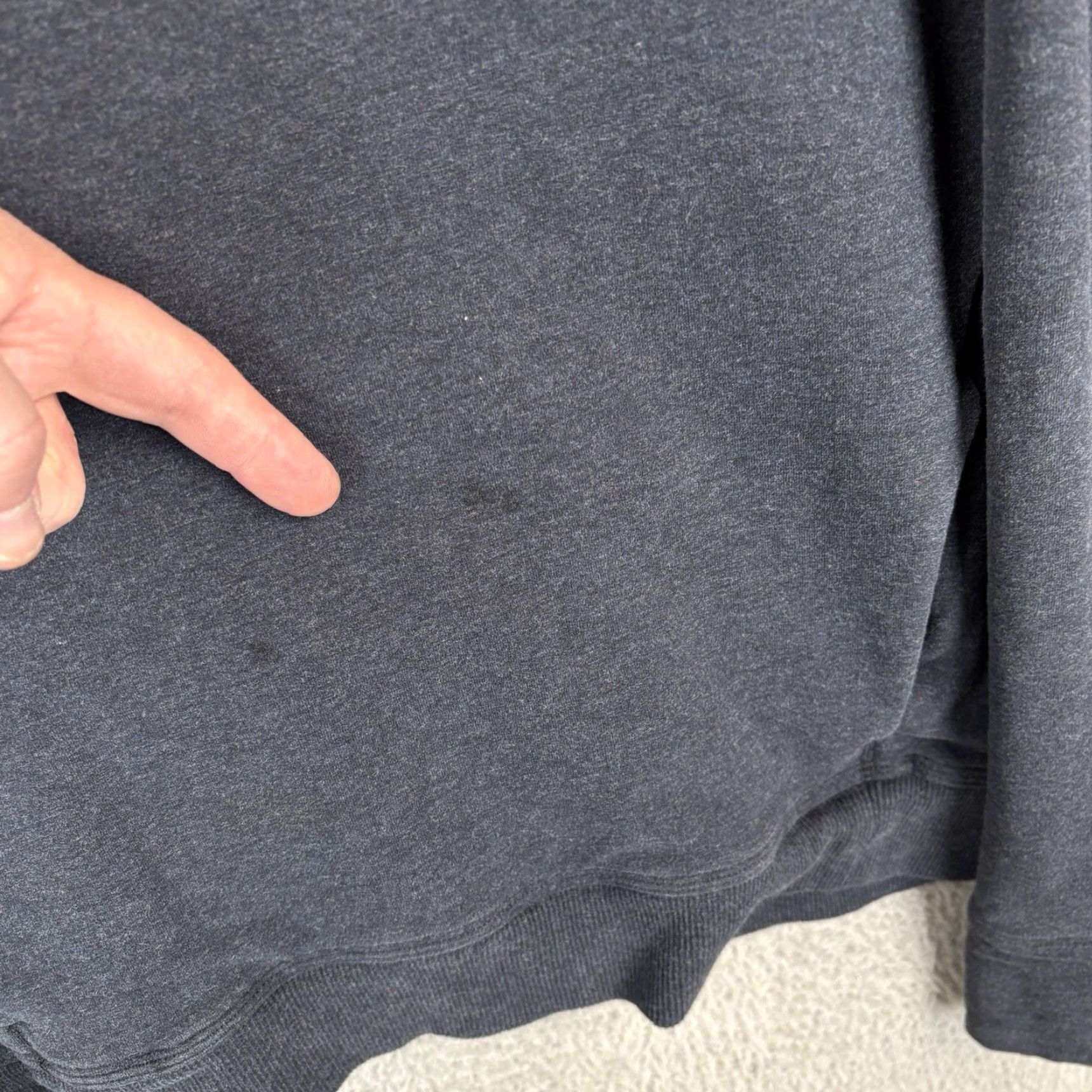 Lululemon Lululemon Stress Less Hoodie Funnel Neck Size 6 Dark Navy Thumb Holes Read Size M / US 6-8 / IT 42-44 - 2 Thumbnail