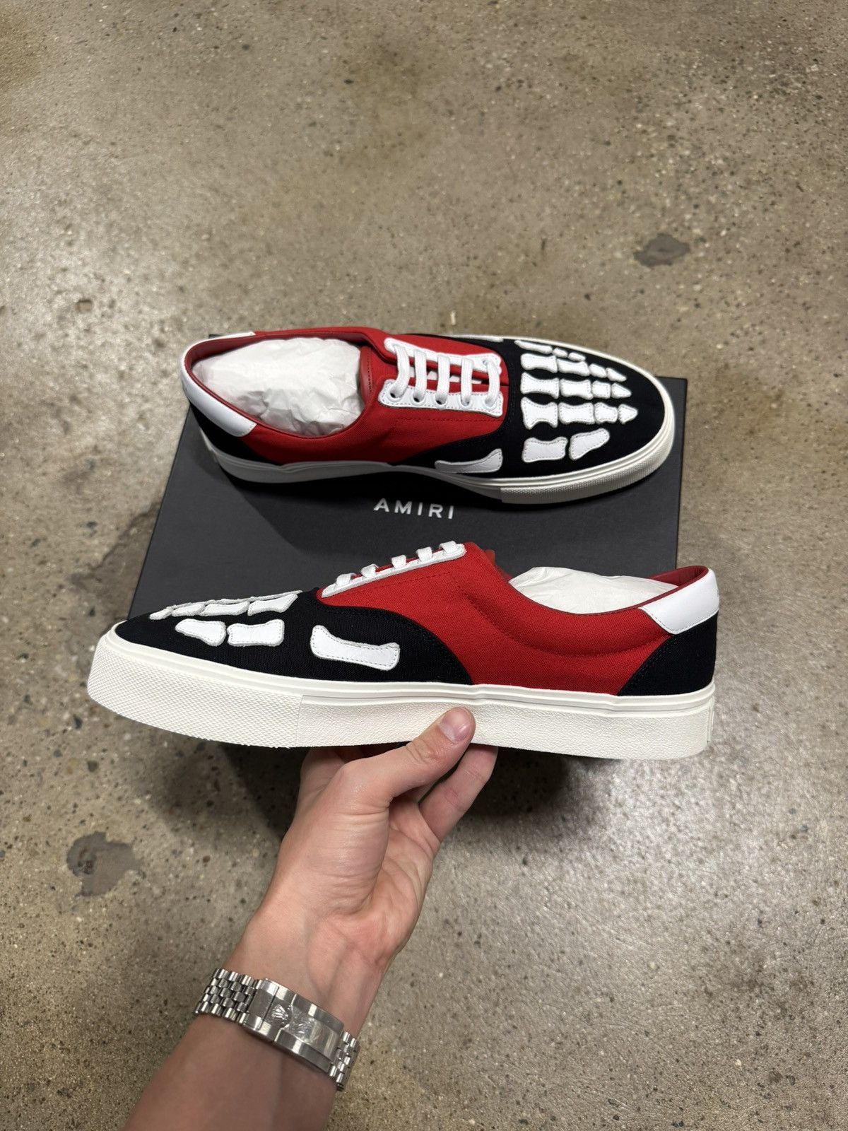 Amiri Amiri Skeleton Sneaker NEW 700$ Size US 12 / EU 45 - 4 Thumbnail
