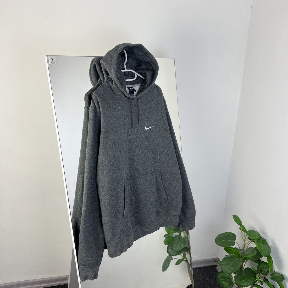 Nike Vintage Y2K Nike Swoosh Oversized Boxy Fit Hoodie 90s Style Size US XL / EU 56 / 4 - 1 Thumbnail