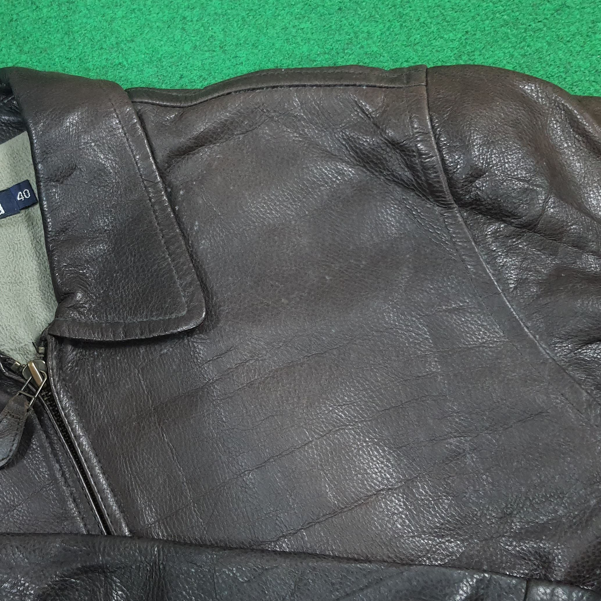 Nautica Vintage Nautica Custom Skeleton Bone Leather Jacket C290N28 Size US M / EU 48-50 / 2 - 13 Thumbnail