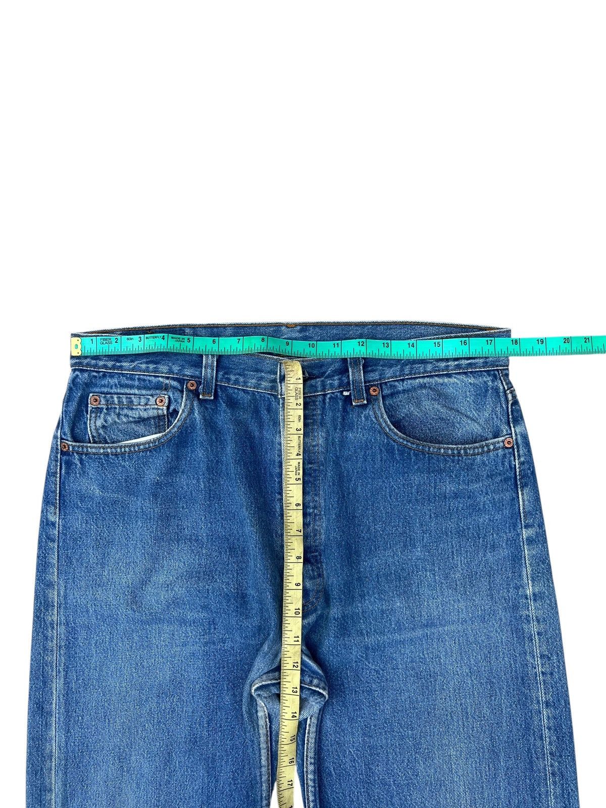 Levi's Vintage 1980s Levi’s 501 Blue Denim Regular Jeans Size US 35 - 4 Thumbnail