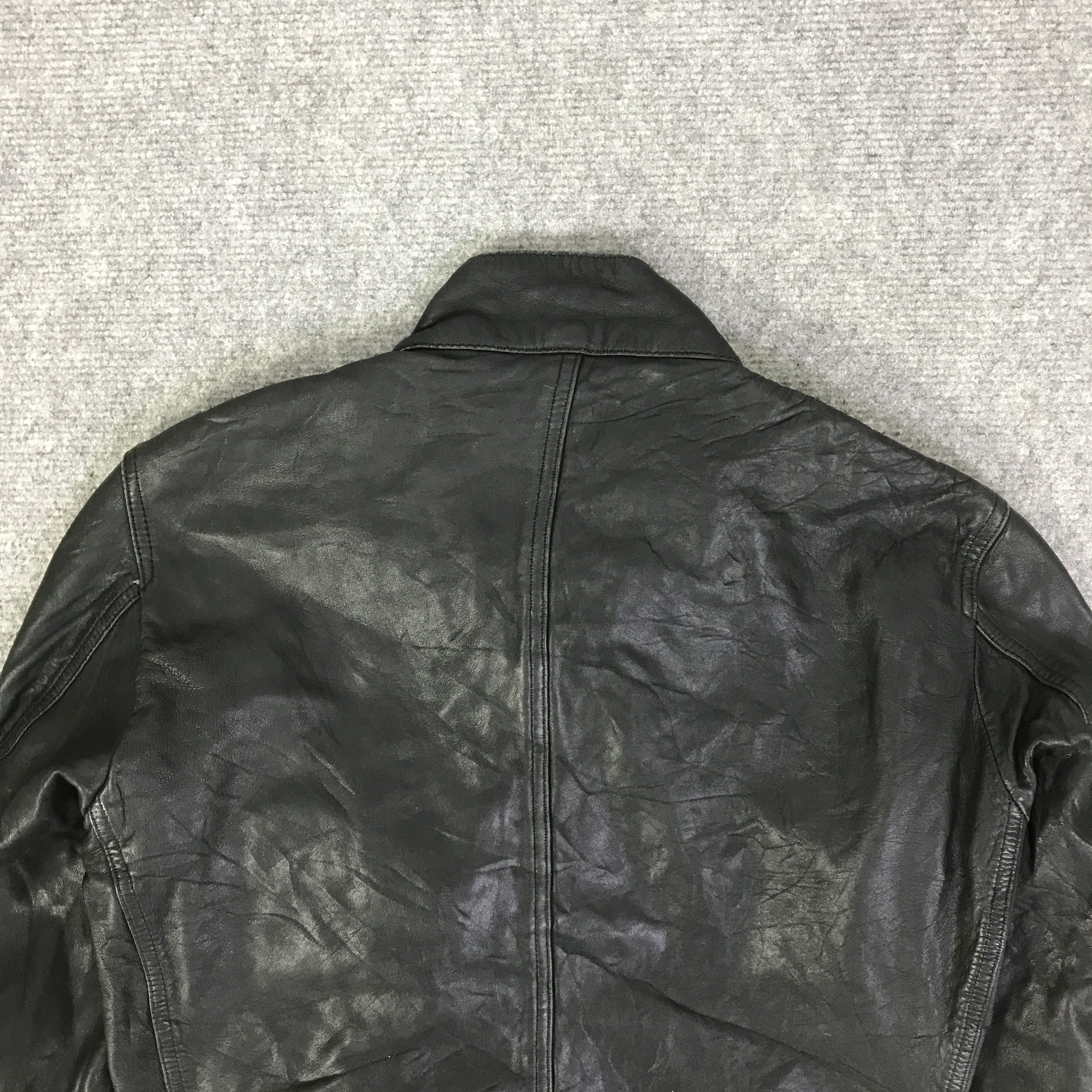 If Six Was Nine GOTHIC PUNK AMERICAN RAG CIE LEATHER JACKET K102B20 Size US S / EU 44-46 / 1 - 4 Thumbnail