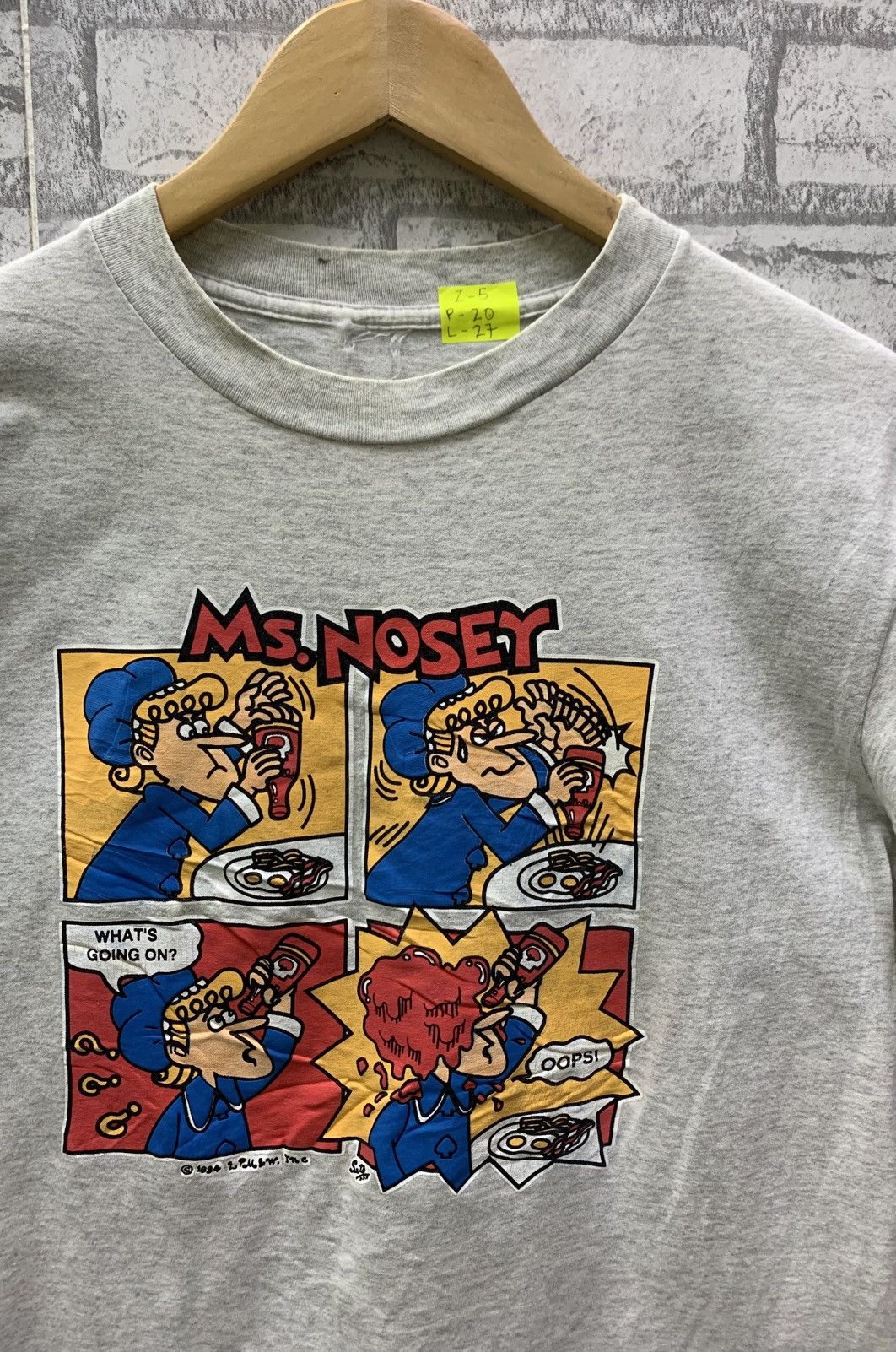 Vintage Vintage 90s Ms.Nosey T-shirts Size US M / EU 48-50 / 2 - 4 Thumbnail