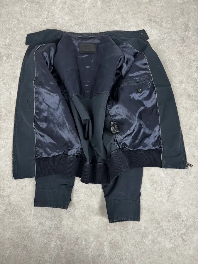 Prada SS2007 Prada Navy Classy Jacket Size US M / EU 48-50 / 2 - 7 Thumbnail