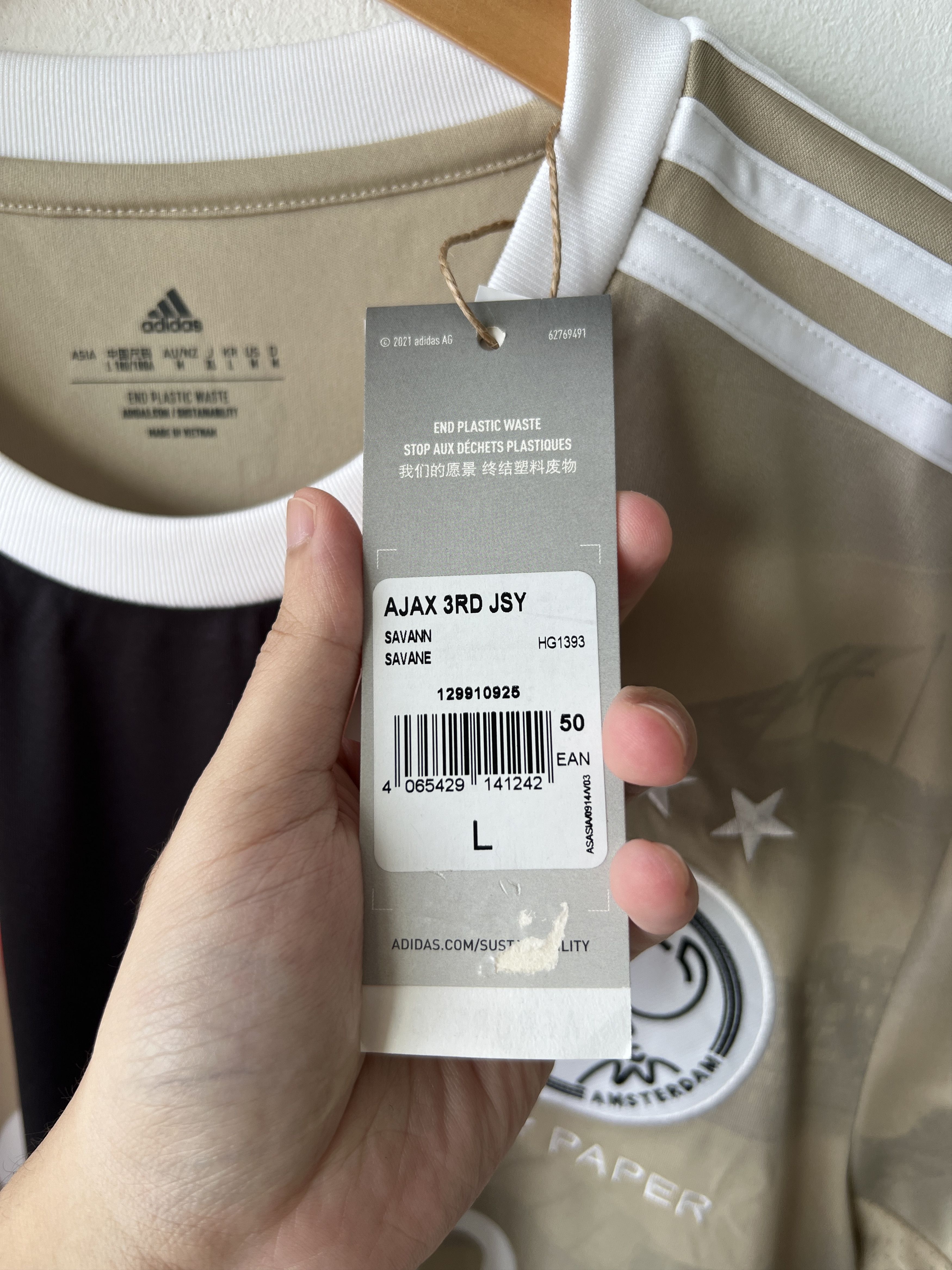 Adidas (M) Ajax 2022-23 Third Kit Kudus #20 (NEW) Size US M / EU 48-50 / 2 - 5 Thumbnail