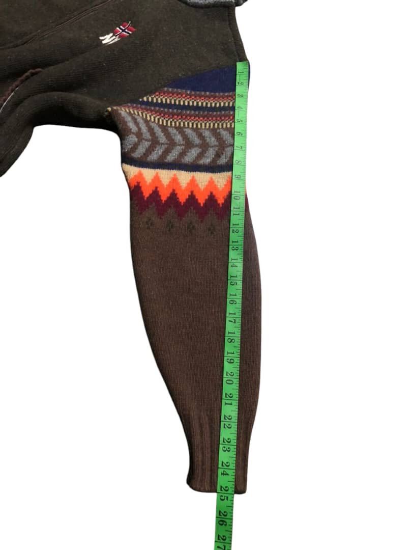 Napapijri × Native Napapijri Knit Hoodie Zipper Jacket Sleeve Native Design Size US M / EU 48-50 / 2 - 20 Thumbnail