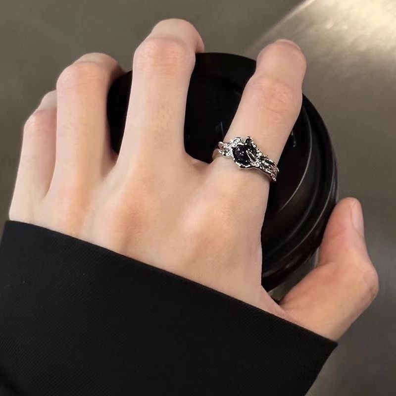 Jewelry Modern Jewelry Rings Open Size Chrome Ring (Size 7-13) Size ONE SIZE - 3 Thumbnail