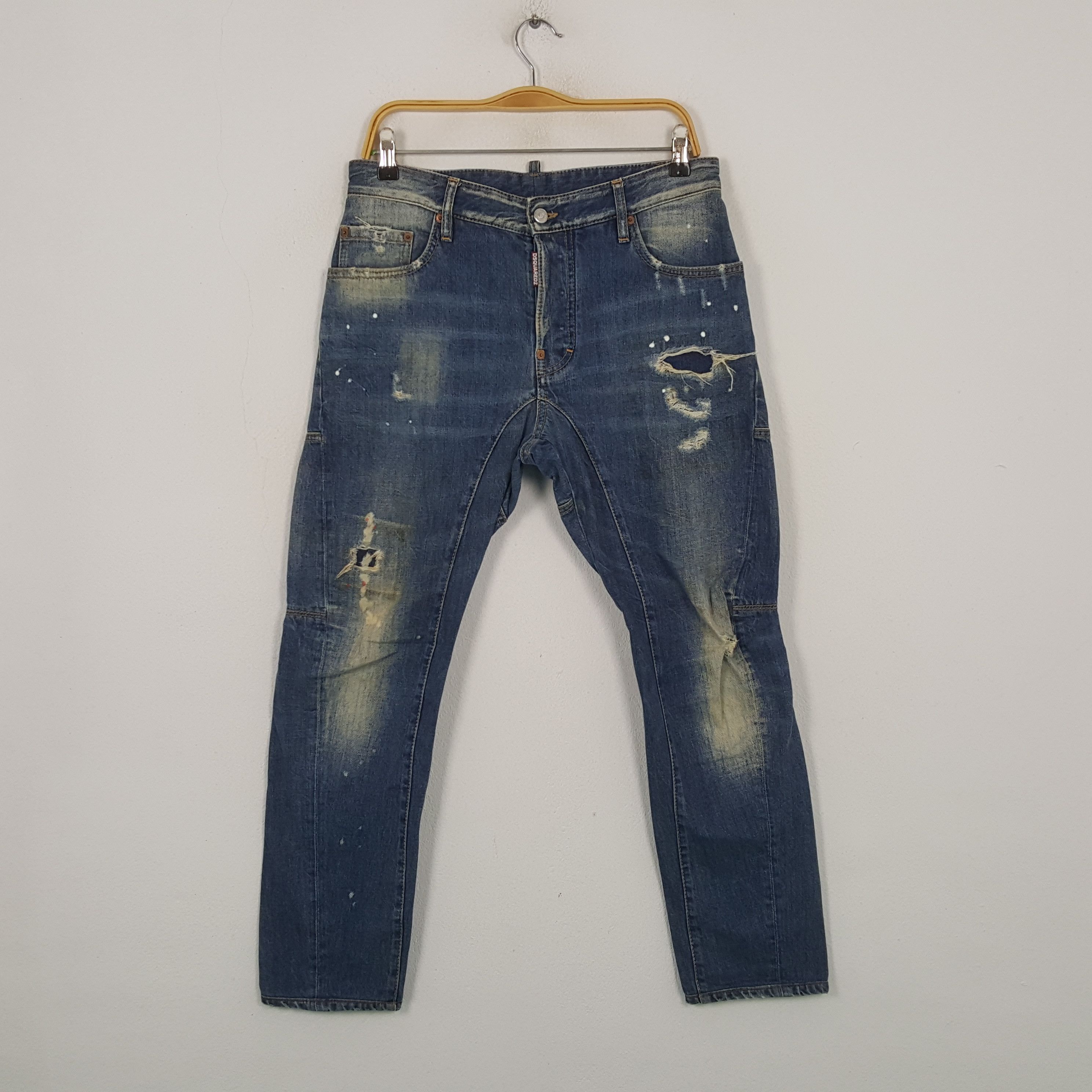 Vintage Dsquared2 Italian Brand Distressed Jeans RR10