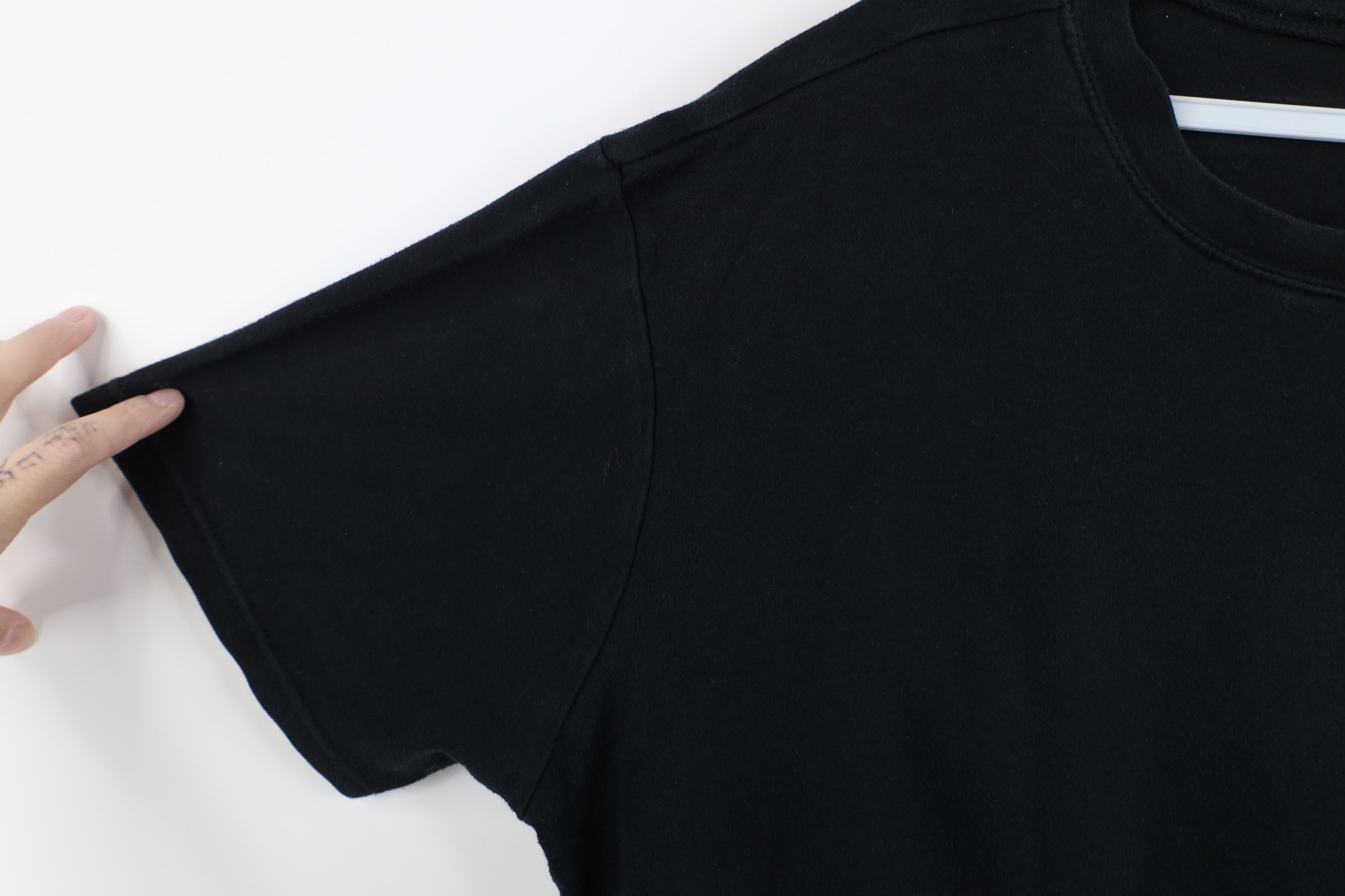 Vintage Vintage 90s Streetwear Cotton Short Sleeve T-Shirt Black Size XL / US 12-14 / IT 48-50 - 6 Thumbnail
