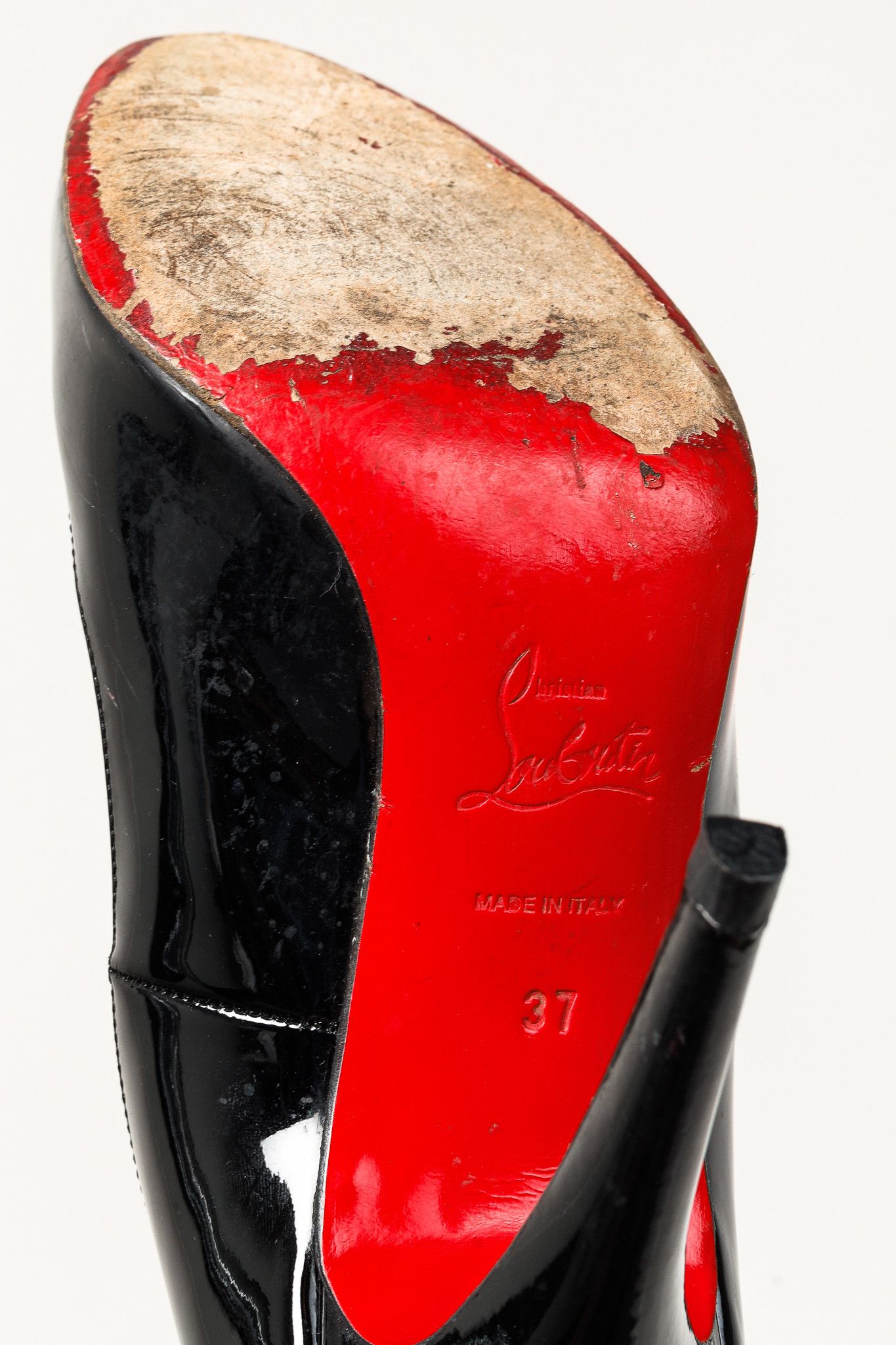 Christian Louboutin Christian Louboutin Fifi 100 Patent Almond Toe Pumps Size US 6.5 / IT 36.5 - 5 Thumbnail