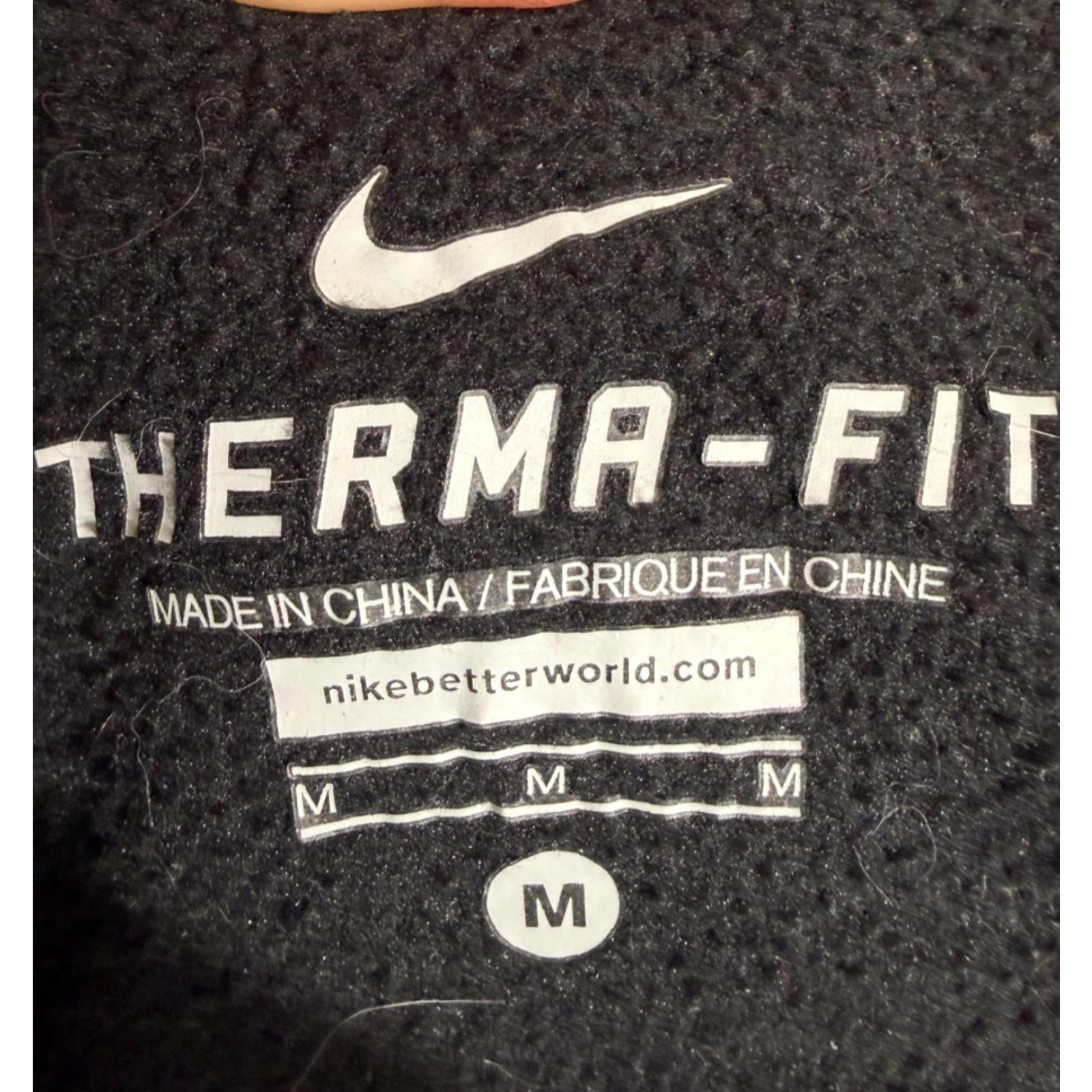 Nike Nike Therma-Fit Hooded Jacket Womens M Black Full-Zip Fleece Water Repellent Size M / US 6-8 / IT 42-44 - 7 Thumbnail