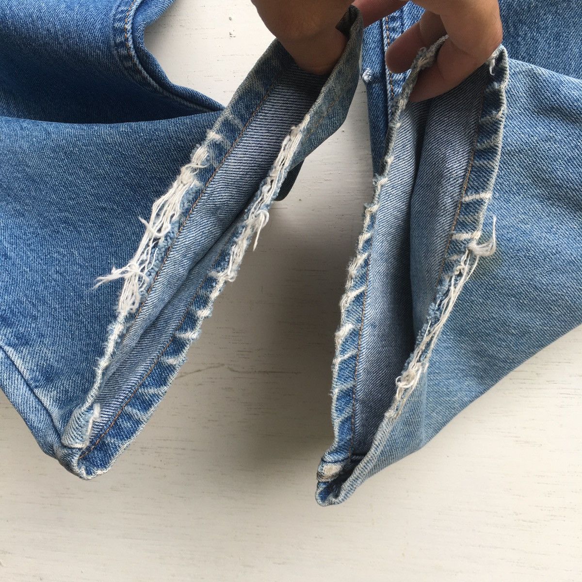 Levi's × Vintage 90s Vintage Levis 515 Jeans Distressed Grunge Size US 35 - 15 Thumbnail
