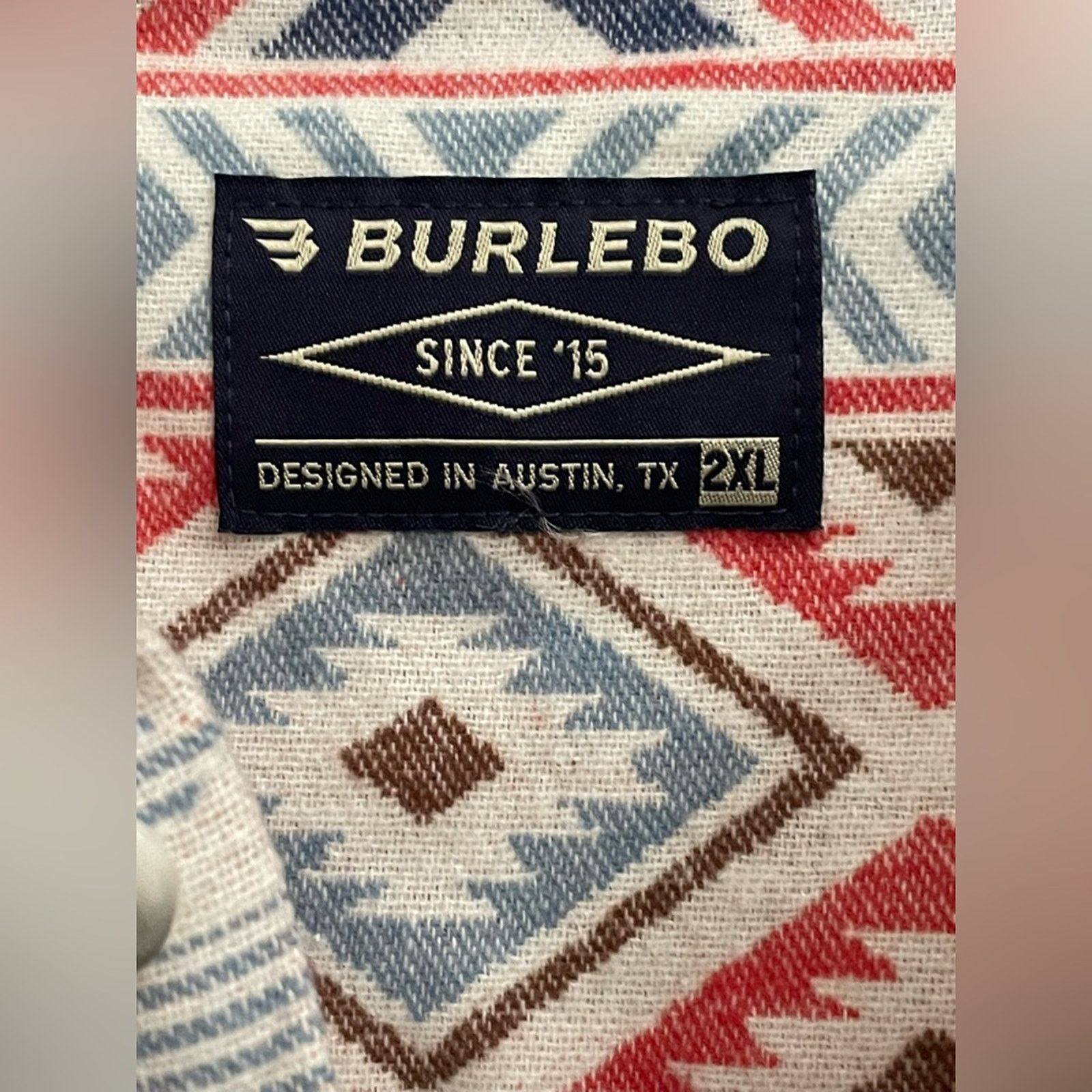 Other Burlebo Heavyweight Flannel Shirt Flying Duck Aztec Men 2XL Size US XXL / EU 58 / 5 - 2 Thumbnail