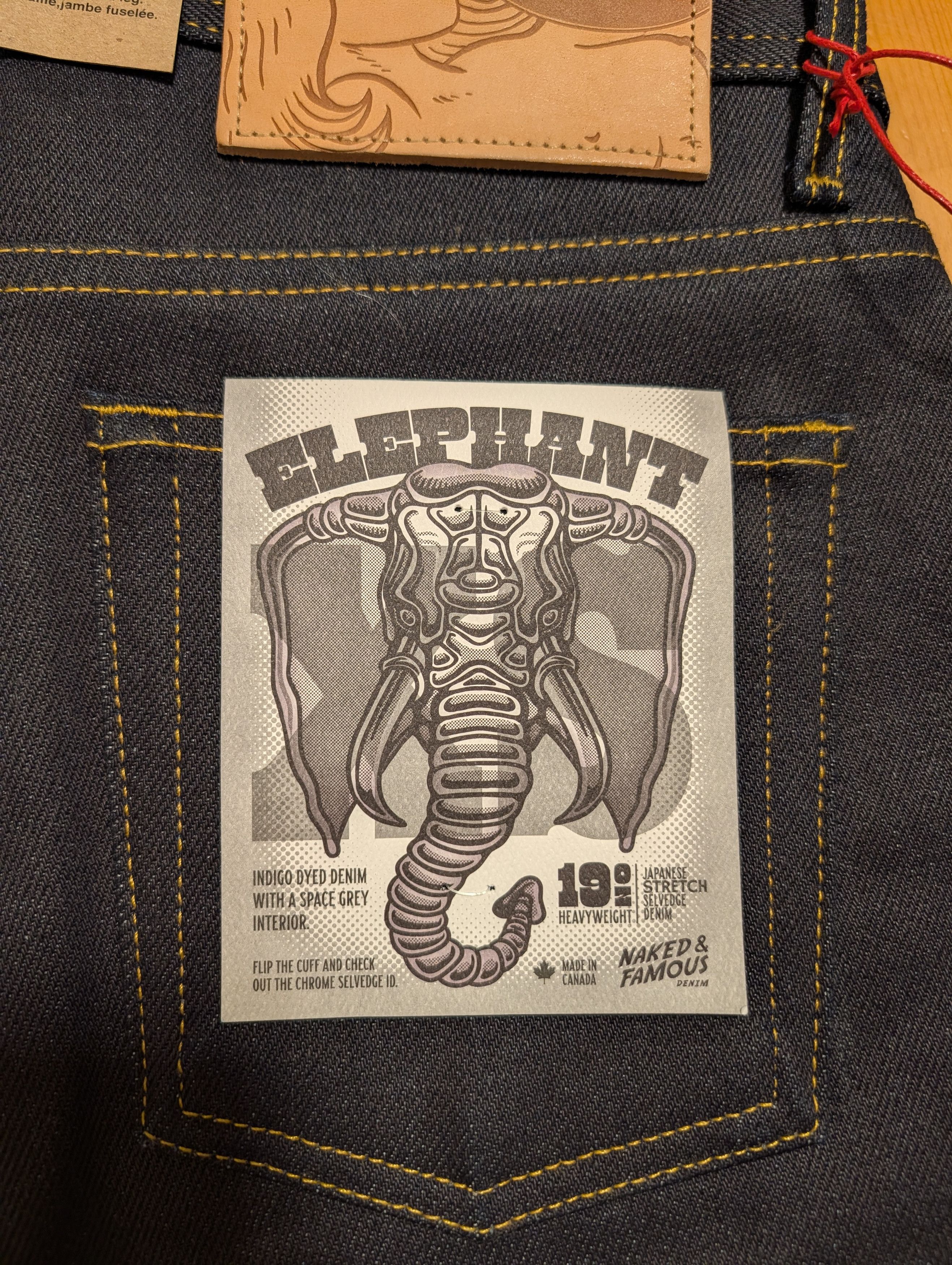 Naked & Famous Elephant X S, Weird Guy 31 Size US 31 - 2 Thumbnail