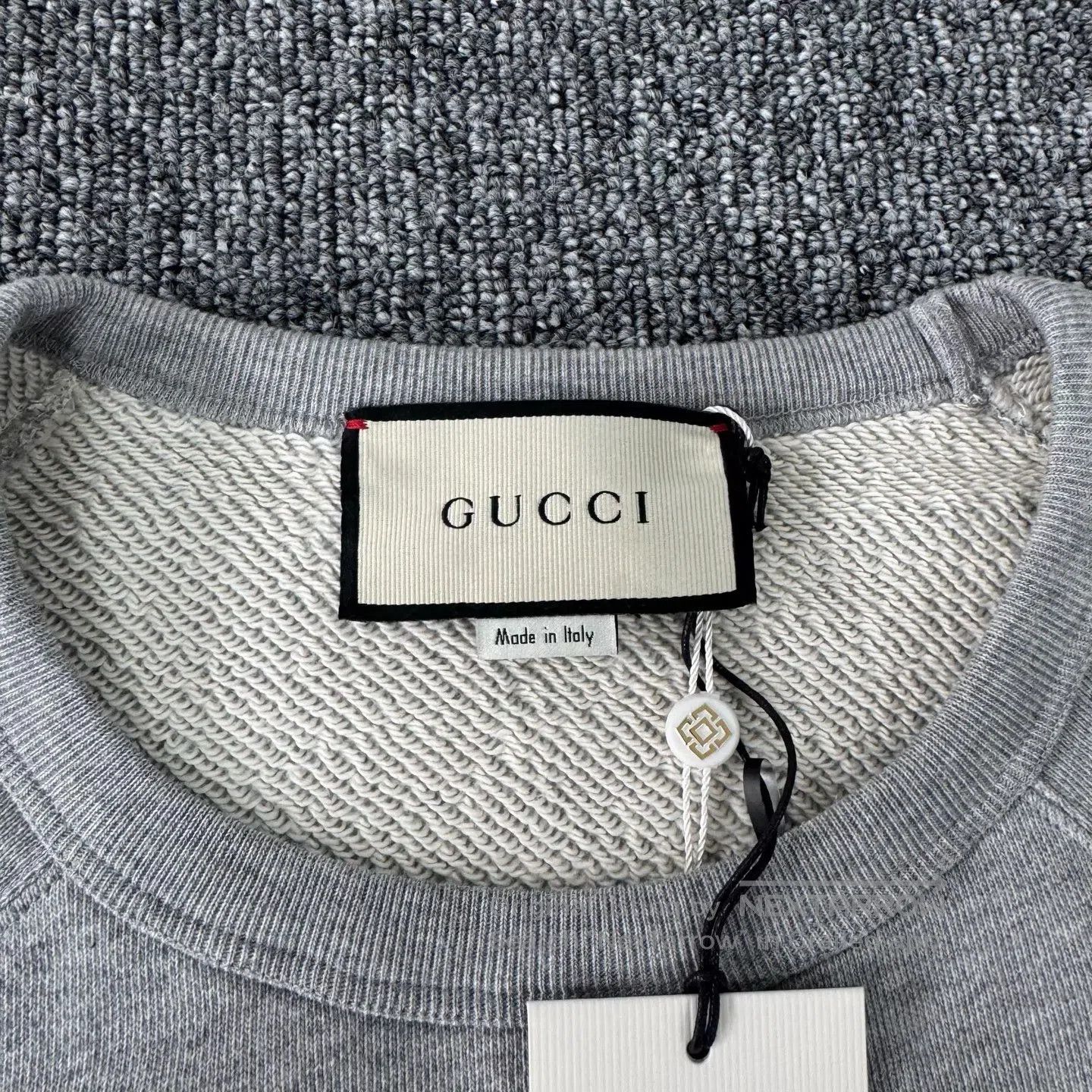 Gucci Guicci Bid Coordination Logo Round-neck hoodie| Size US M / EU 48-50 / 2 - 6 Thumbnail