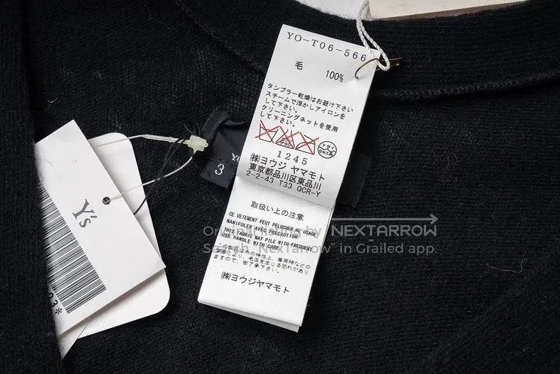 Yohji Yamamoto Yohji Yamamoto All wool long-sleeve sweater Size US L / EU 52-54 / 3 - 5 Thumbnail