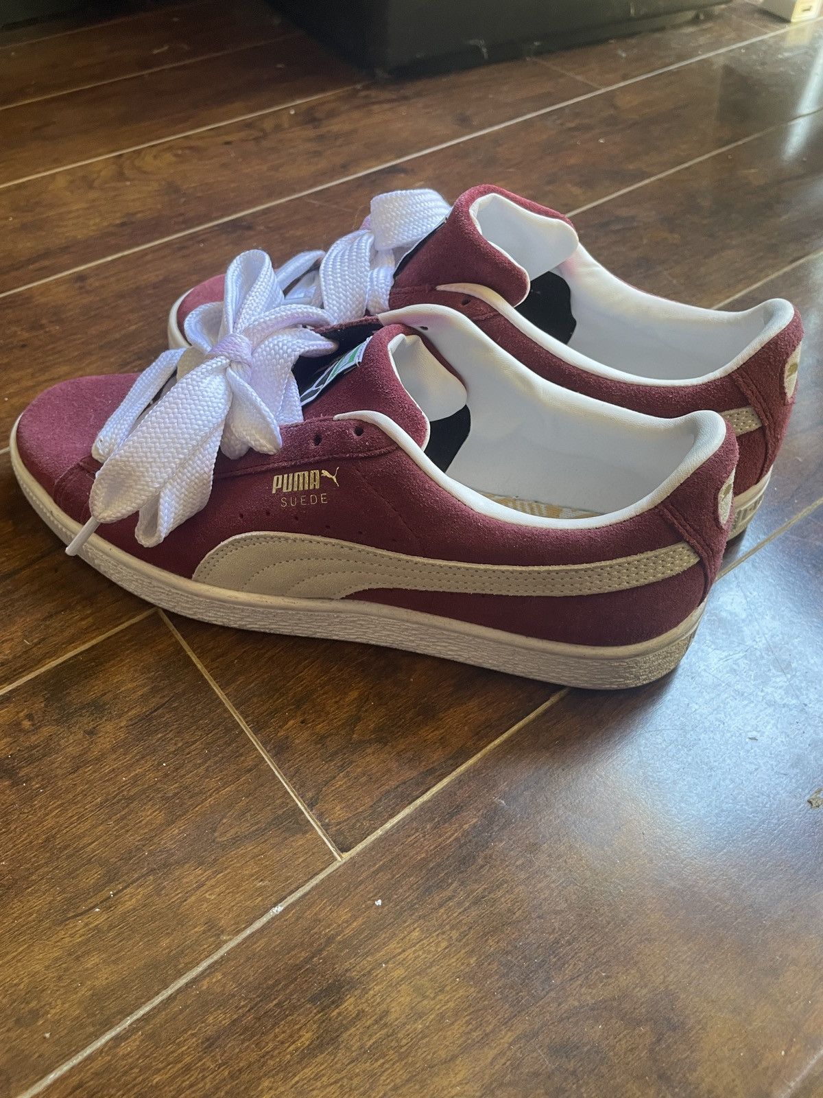 Puma Puma suede maroon royal size 9 burgundy Size US 9 / EU 42 - 1 Thumbnail
