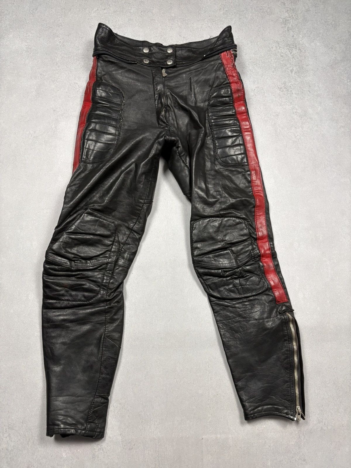 Belstaff Vintage 70s Belstaff Black Leather Motorcycle Suit Archive Size US S / EU 44-46 / 1 - 4 Thumbnail