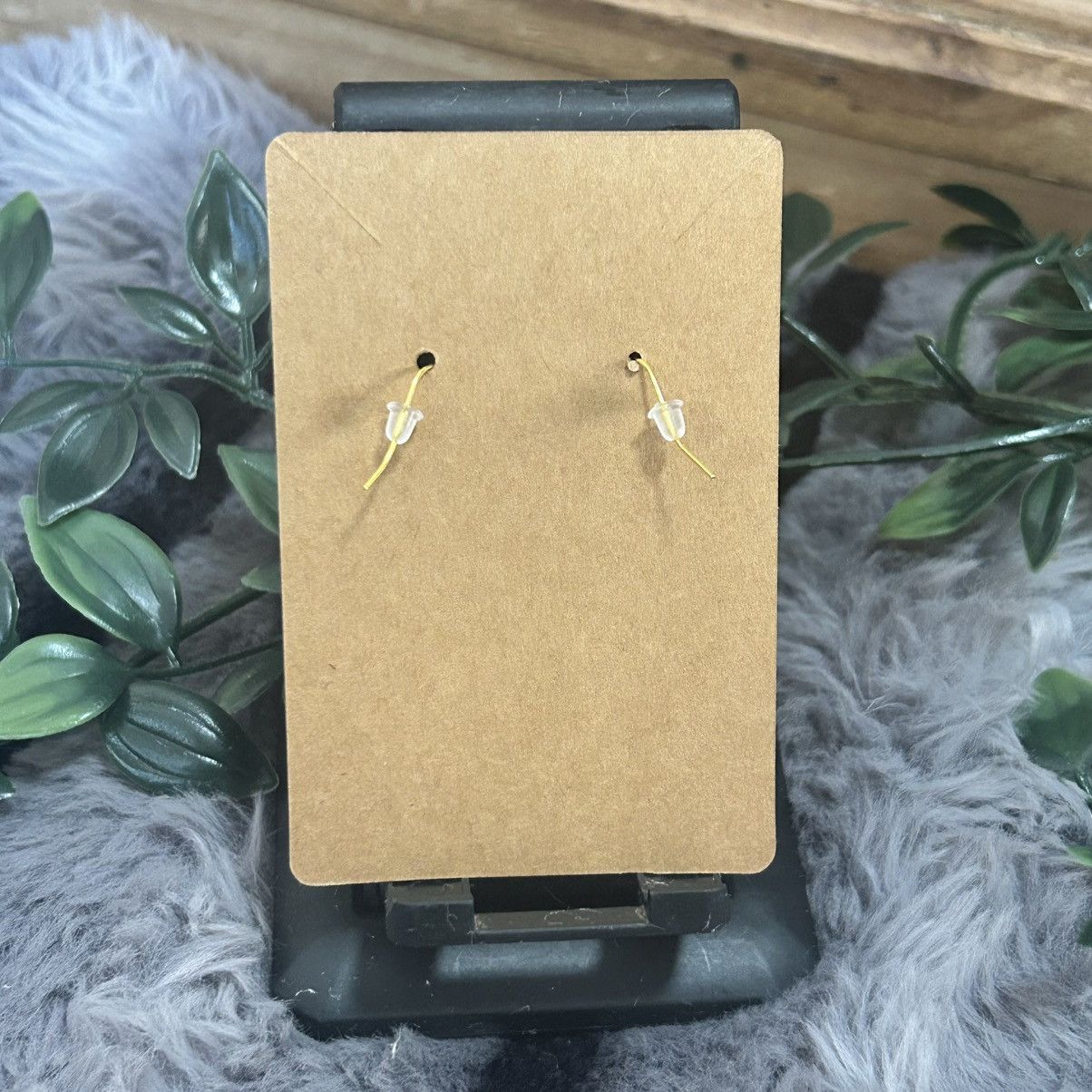 Handmade Handcrafted elegant art glass crystal dangle earrings Size ONE SIZE - 3 Thumbnail