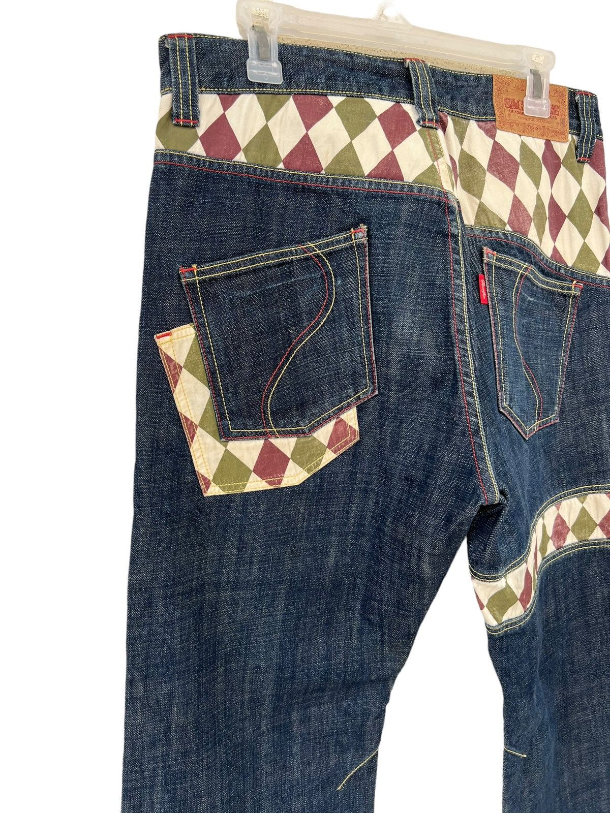 Vintage Vintage SACRIFICE Japan Union Made Hybrid Denim Jeans Size US 34 / EU 50 - 17 Thumbnail