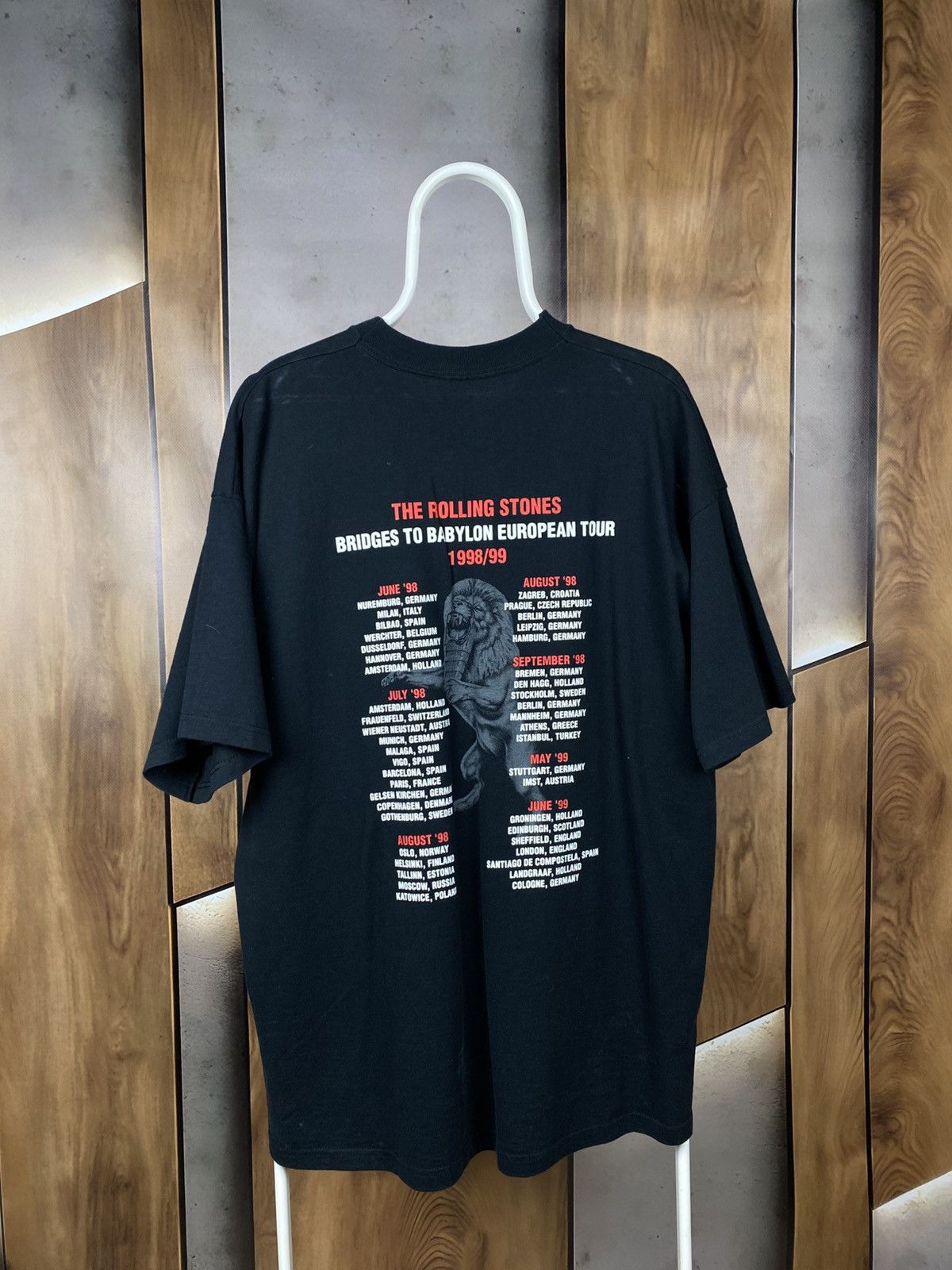 The Rolling Stones 🎸Vintage 1998 T-Shirt The Rolling Stones Bridges To Babylon🎸 Size US XXL / EU 58 / 5 - 2 Thumbnail
