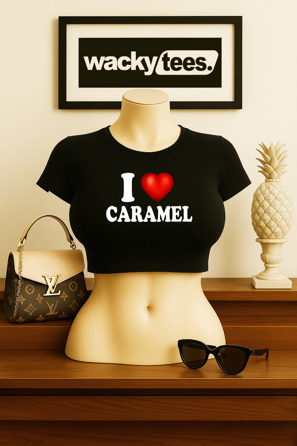 Other I Love Caramel I Heart Adult Graphic Tee Shirt Size US L / EU 52-54 / 3 - 6 Thumbnail