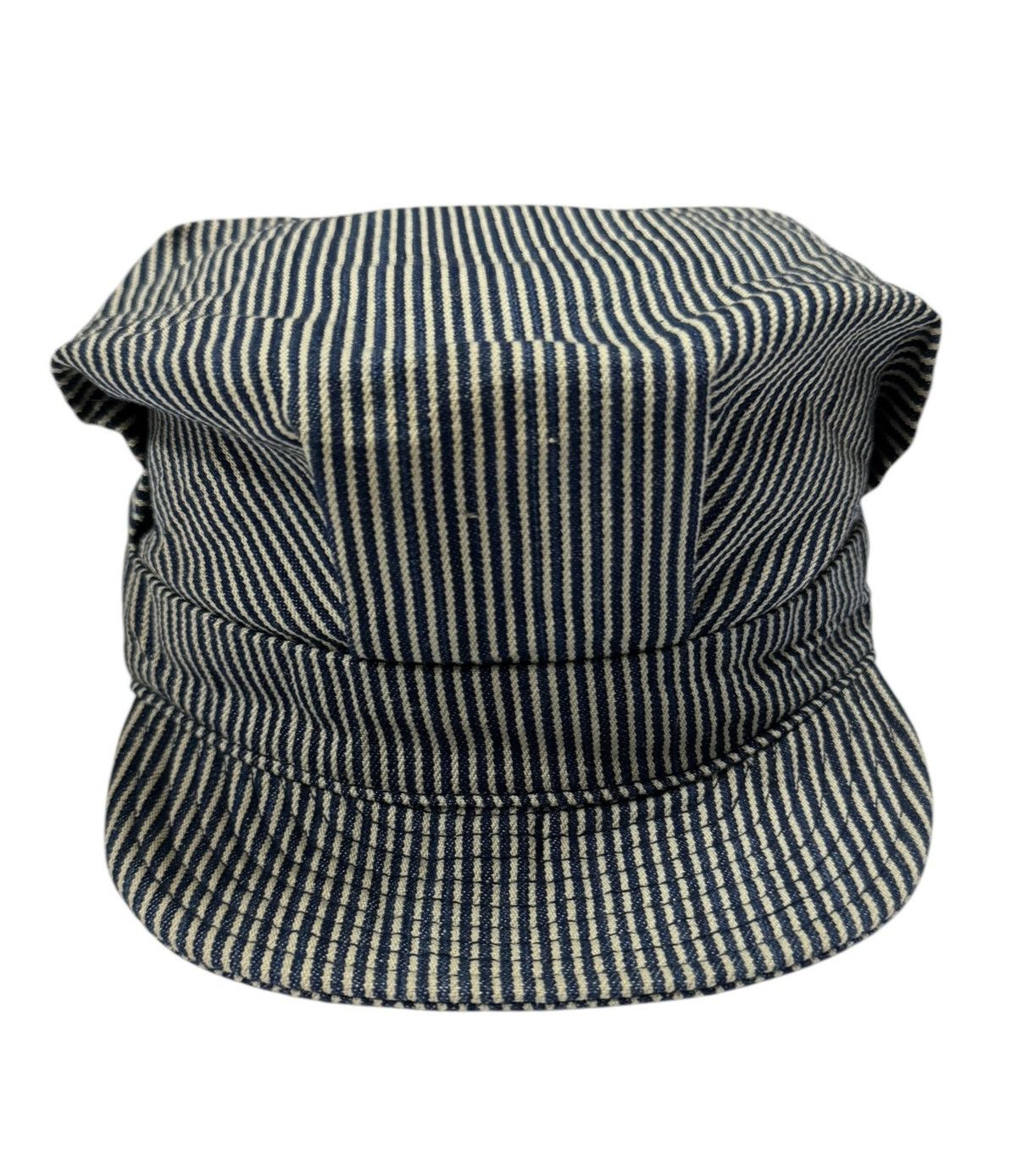 Beams Plus × Vintage Vtg🔥Beams Plus Hickory Railroad Engineer Hat Size ONE SIZE - 1 Thumbnail