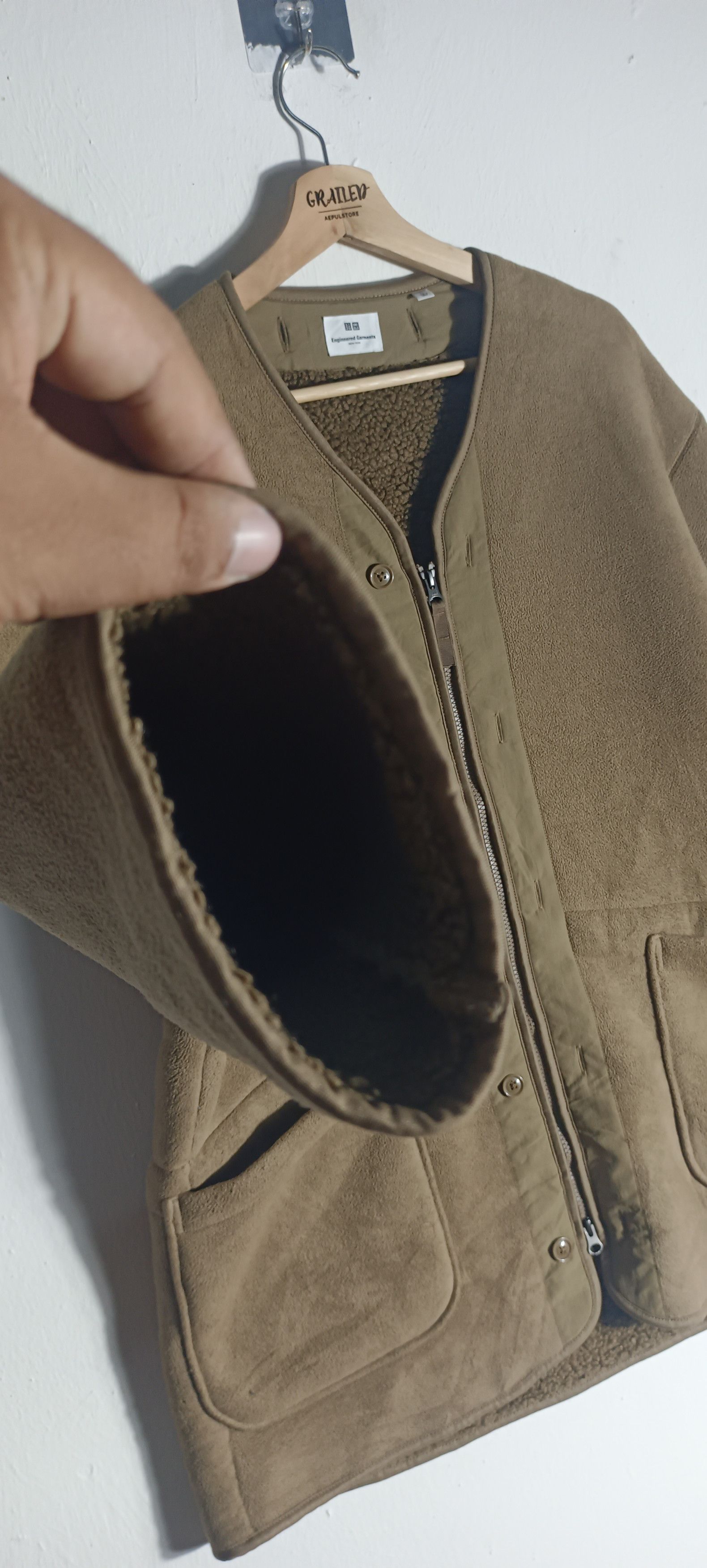 Engineered Garments × Uniqlo × Yohji Yamamoto Engineered Garment x Uniqlo Flecee Jacket Size US L / EU 52-54 / 3 - 8 Thumbnail