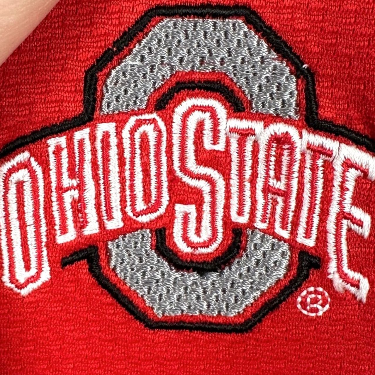 Nike VINTAGE Nike Sphere Dry Shirt Polo Mens Large Red Buckeyes Rugby Team Shirt Size US L / EU 52-54 / 3 - 5 Thumbnail