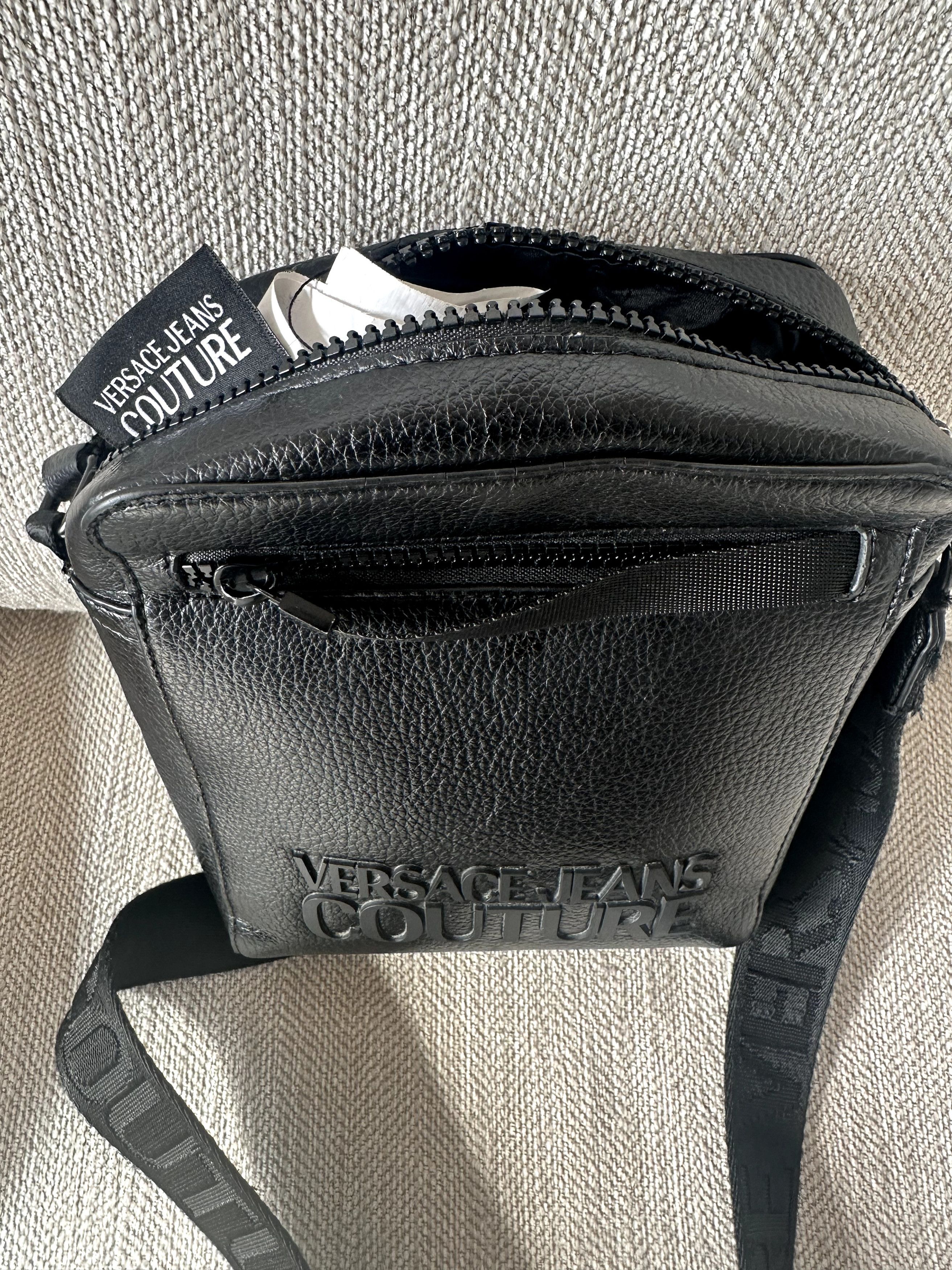Versace Jeans Couture Versace Jeans Couture Crossbody Messenger Bag Logo Embossed Size ONE SIZE - 7 Thumbnail