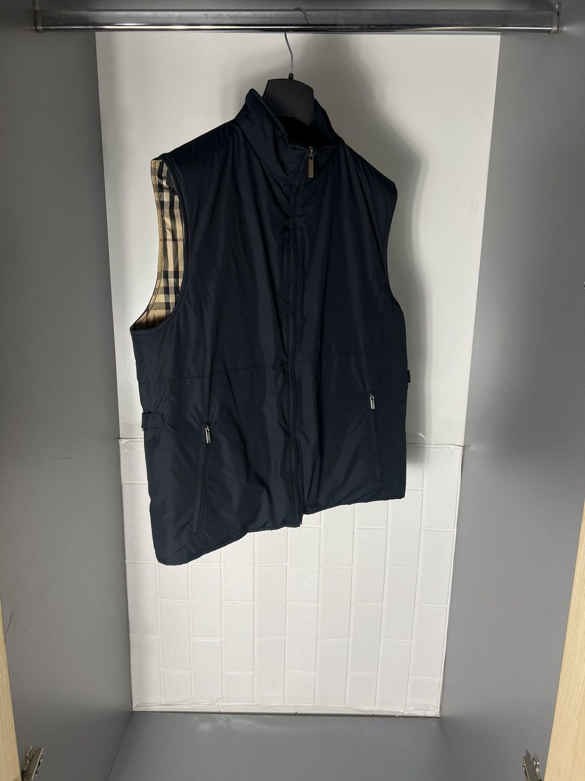 Burberry × Vintage VERY RARE BURBERRY LONDON VESTS DESIGNER JAPAN STYLE Y2K 90s Size US M / EU 48-50 / 2 - 4 Thumbnail