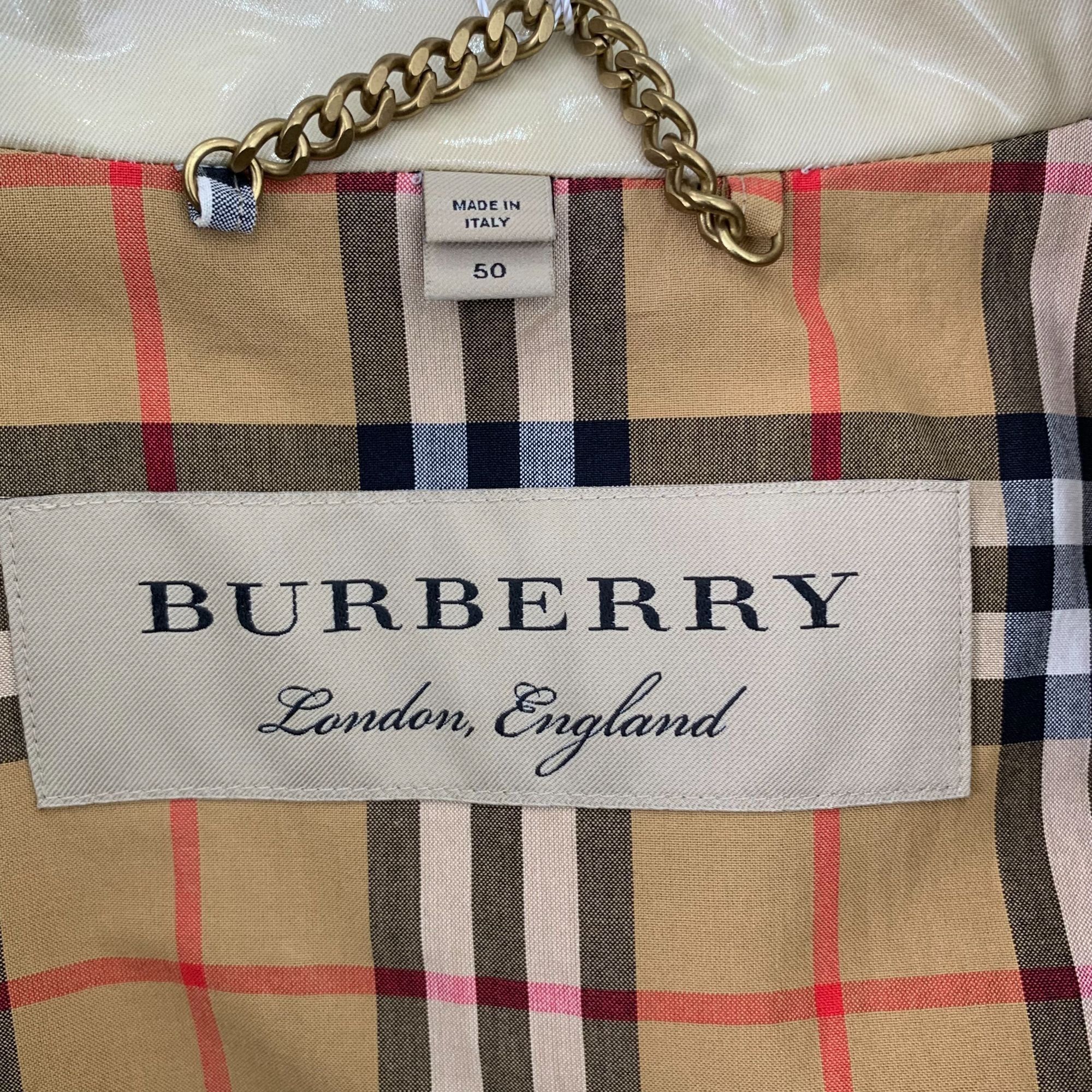 Burberry Burberry Patent Leather Double-Breasted Trench Coat Size L / US 10 / IT 46 - 6 Thumbnail