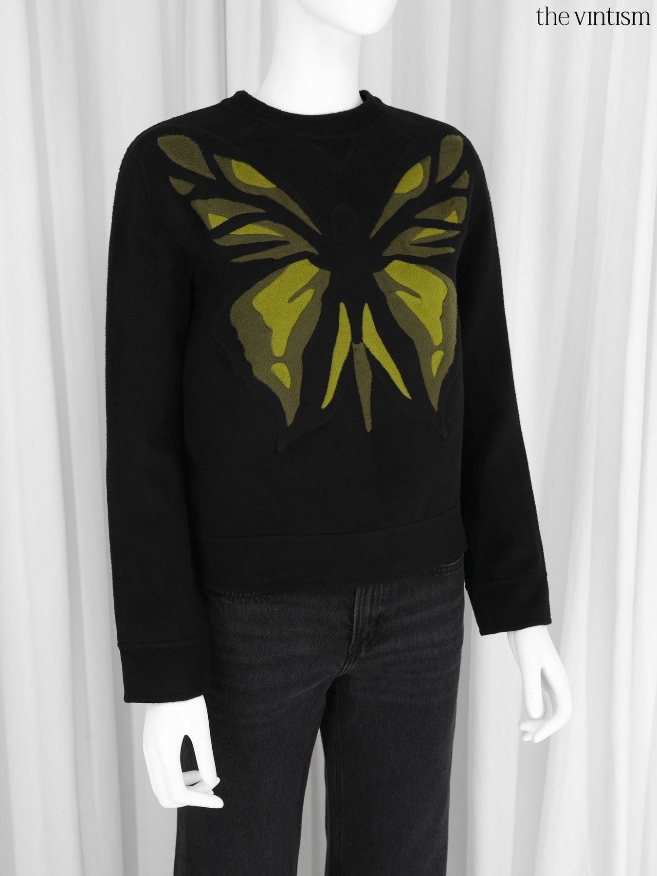Valentino Valentino Black Virgin Wool & Cashmere Double-Faced Sweater Size S / US 4 / IT 40 - 2 Thumbnail