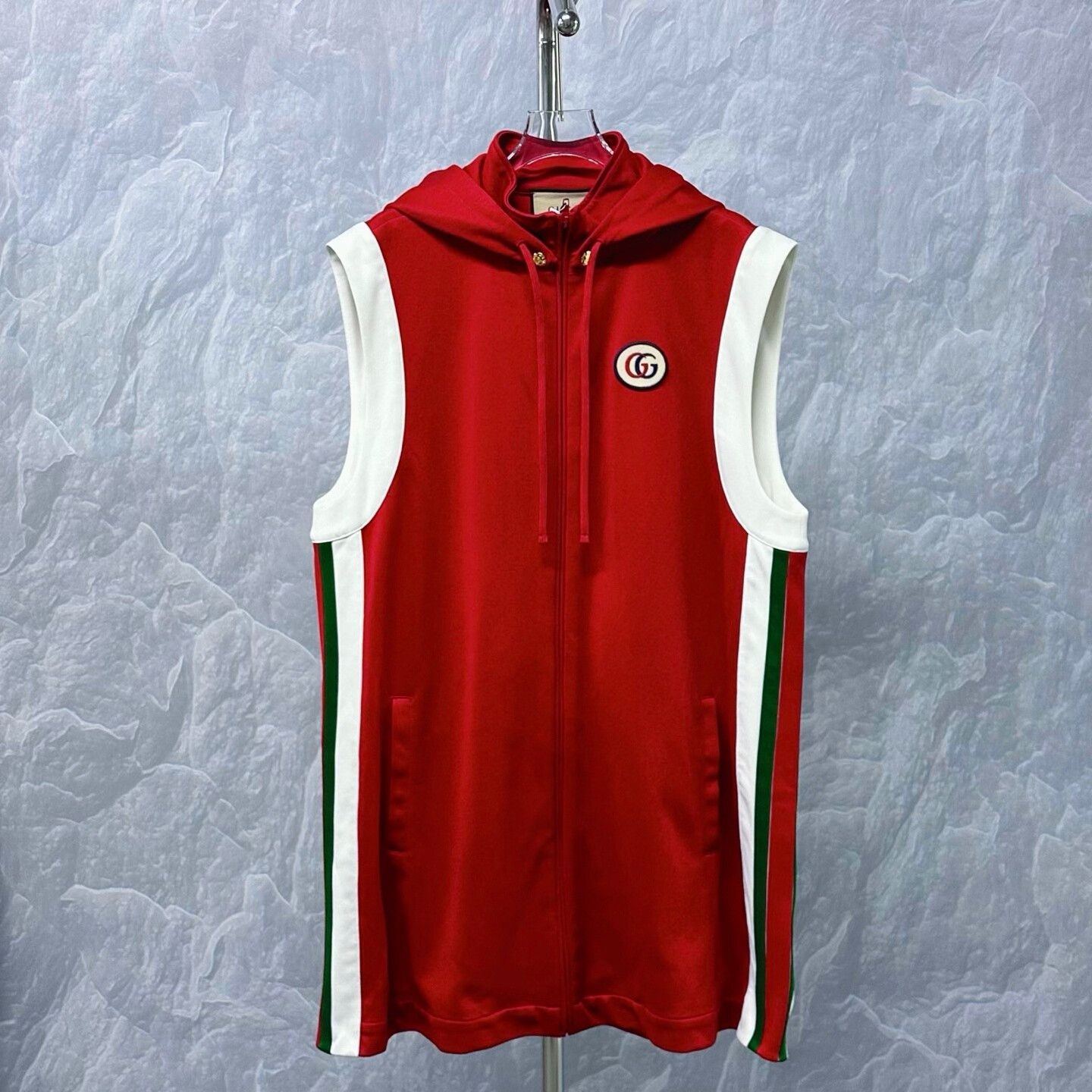 Gucci gucci color-blocked sleeveless hooded dress Size M / US 6-8 / IT 42-44 - 1 Thumbnail