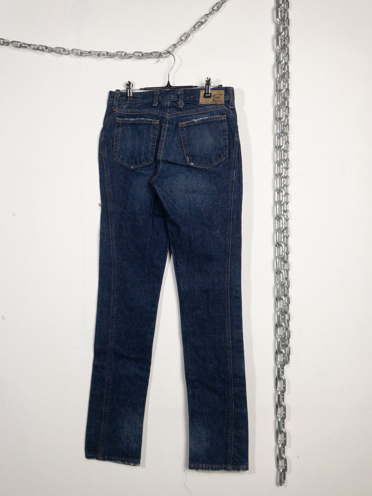 Just Cavalli Just Cavalli Straight Leg Jeans Front Facing Pockets Size US 29 - 5 Thumbnail