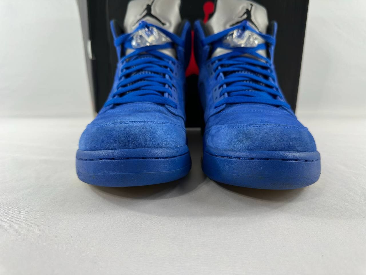 Nike Nike Air Jordan 5 Retro 'Blue Suede' 2017 136027-401 Size US 12 / EU 45 - 4 Thumbnail