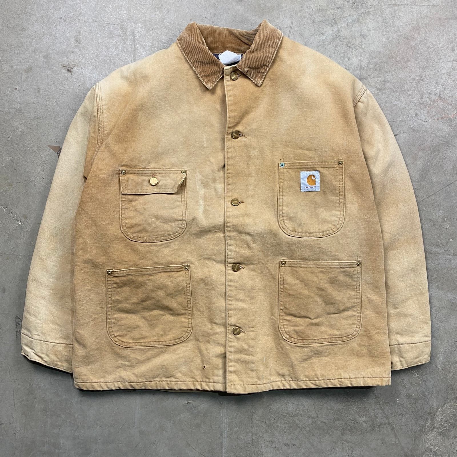 Image of Vintage Carhartt Jacket Michigan Xlarge in Brown, Men's